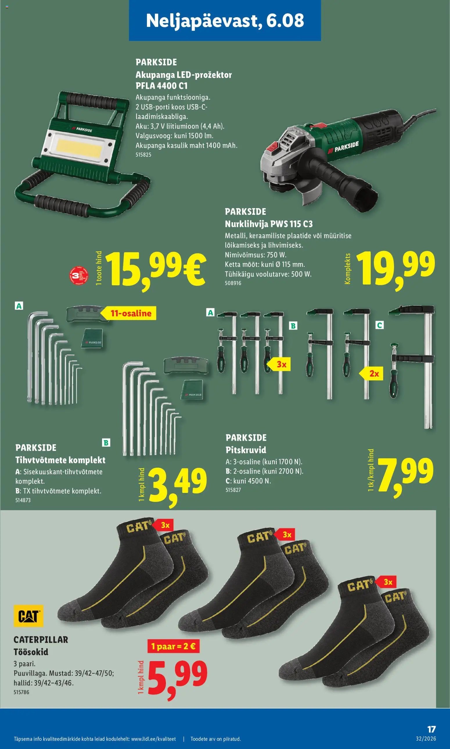 Lidl Tööstuskaupade pakkumised