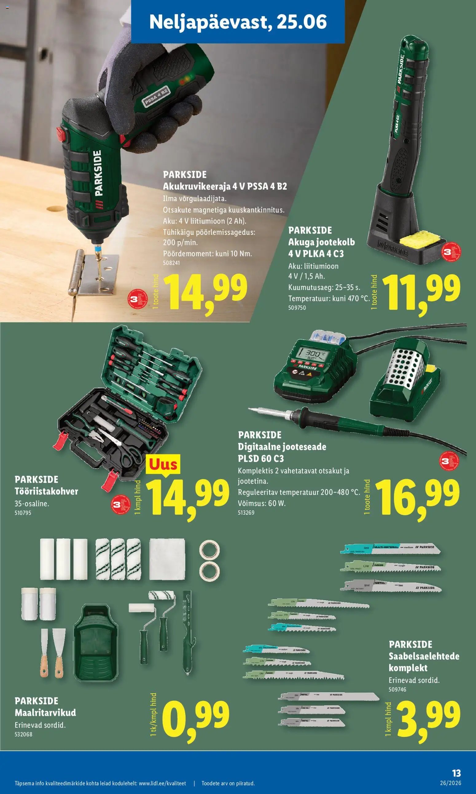 Lidl Tööstuskaupade pakkumised