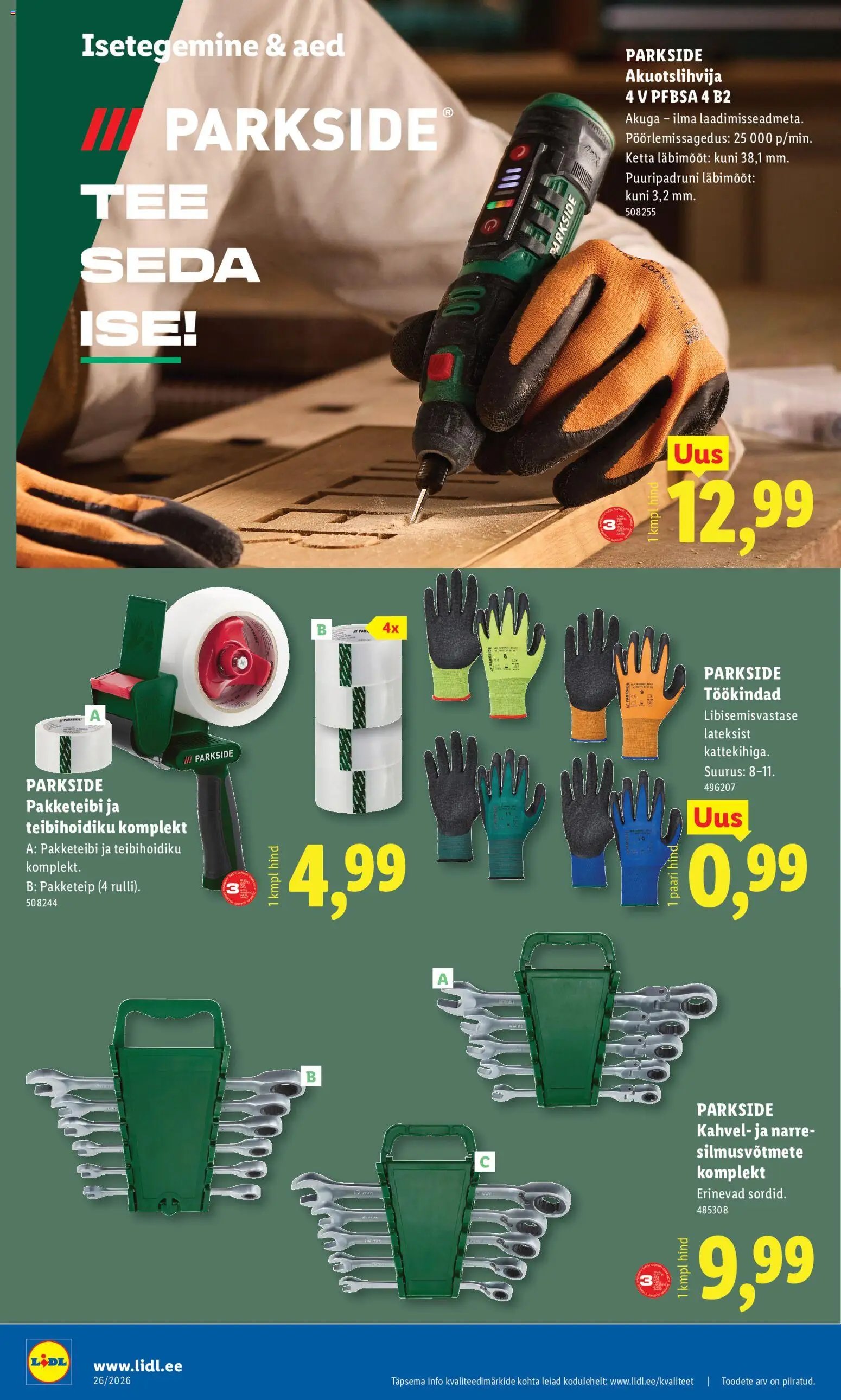 Lidl Tööstuskaupade pakkumised