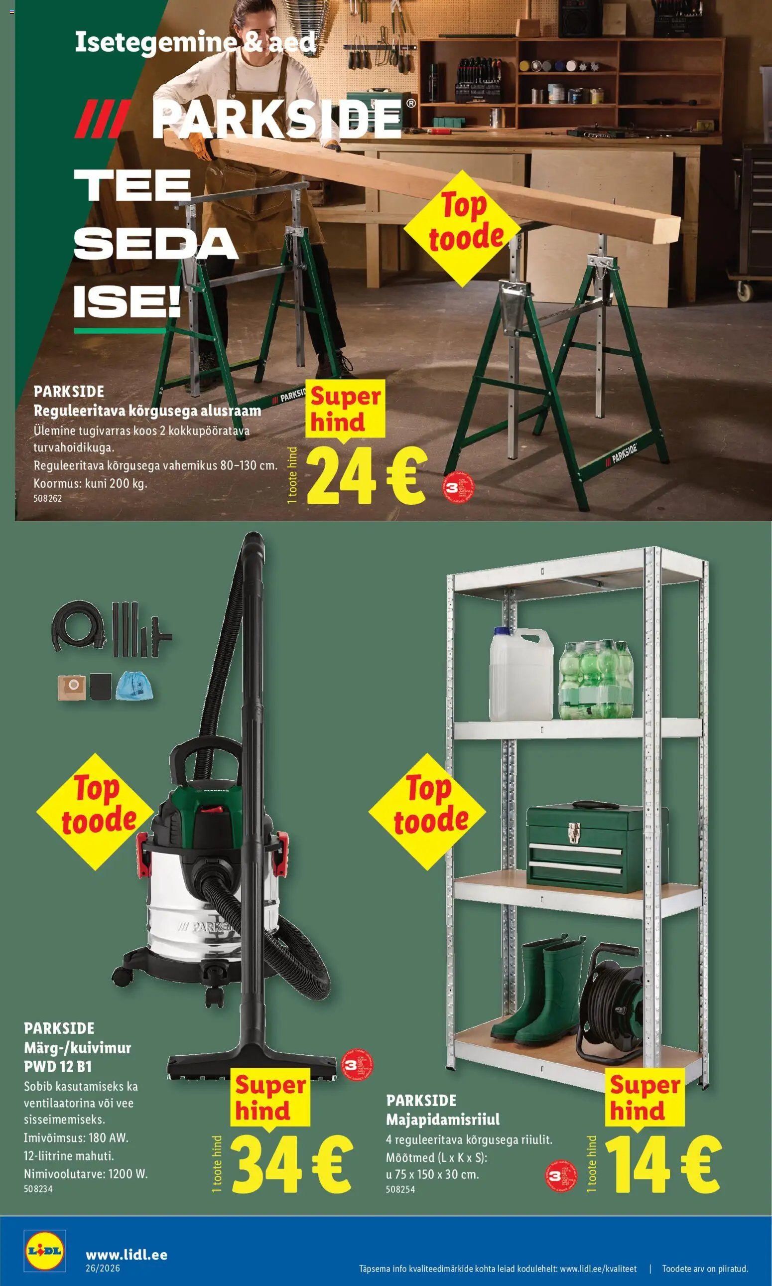 Lidl Tööstuskaupade pakkumised