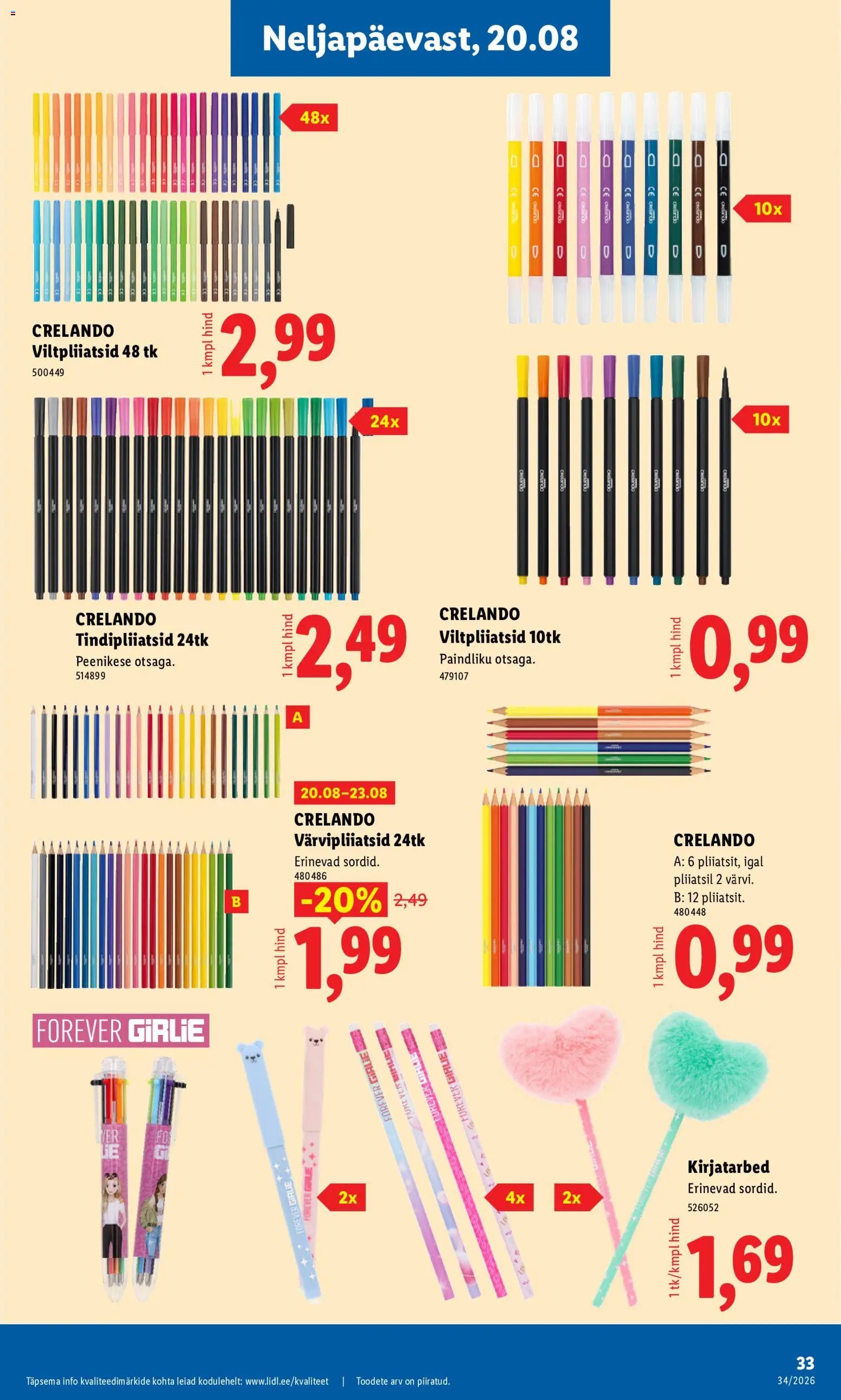 Lidl Tööstuskaupade pakkumised