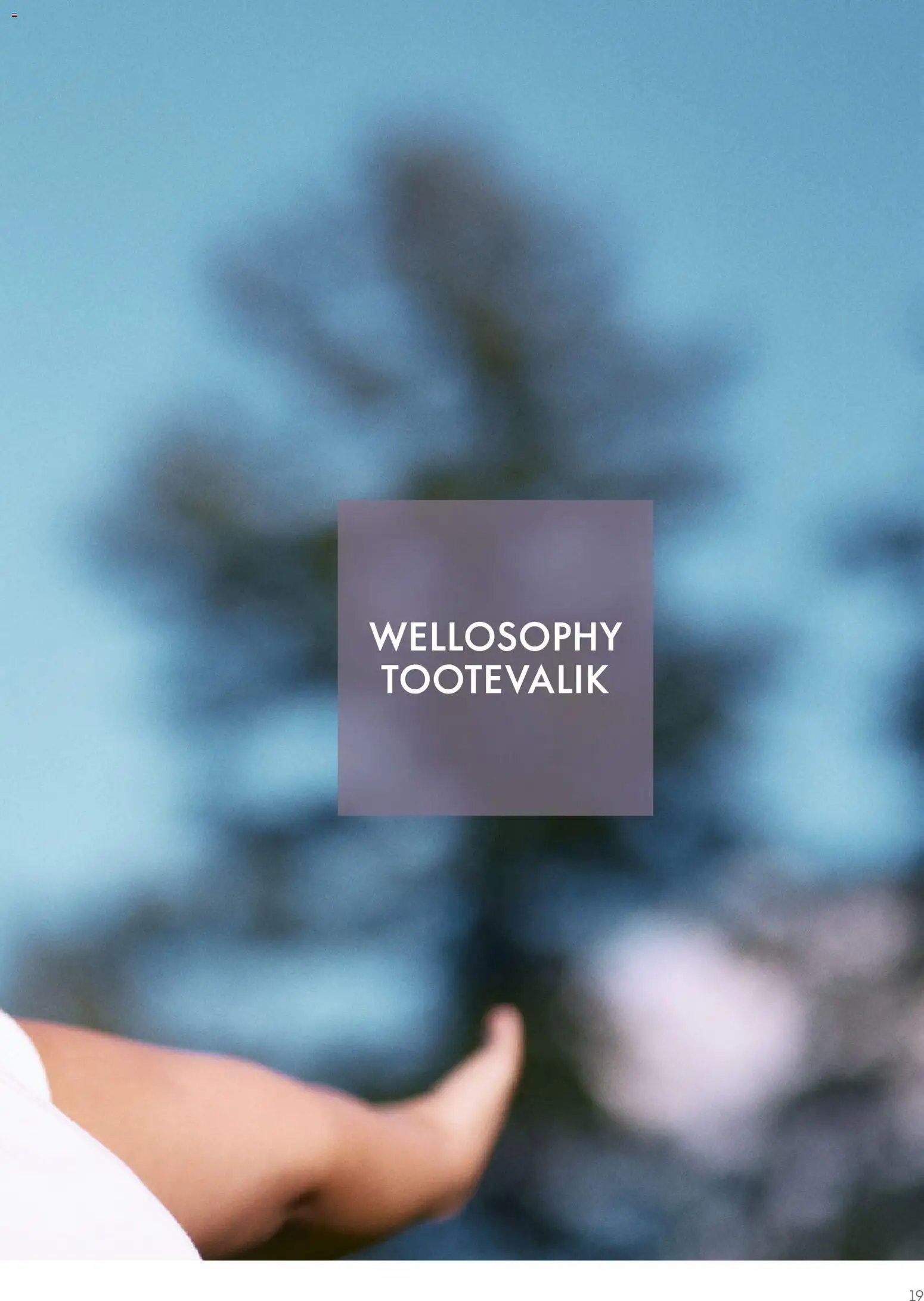 Oriflame Wellosophy tootejuht