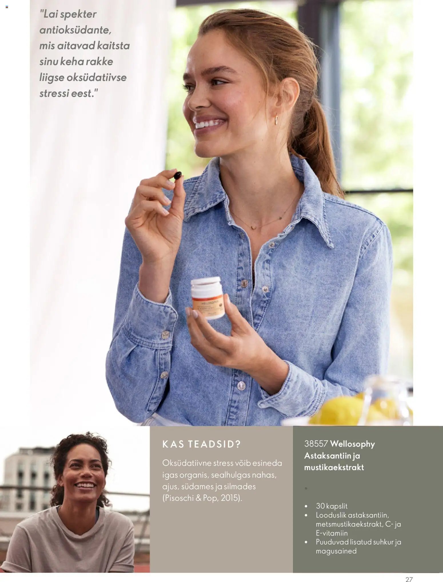 Oriflame Wellosophy tootejuht