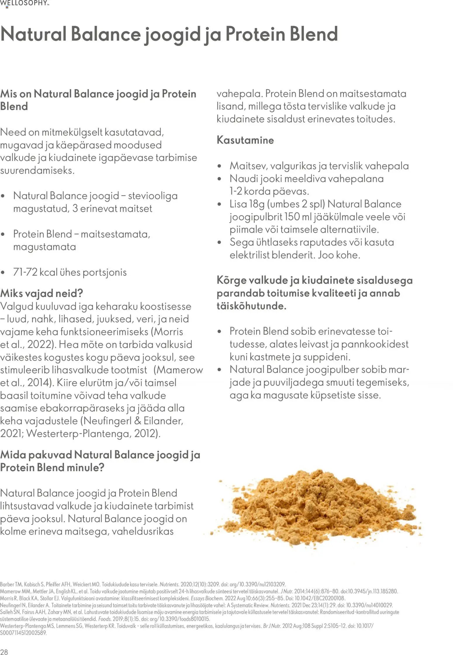 Oriflame Wellosophy tootejuht