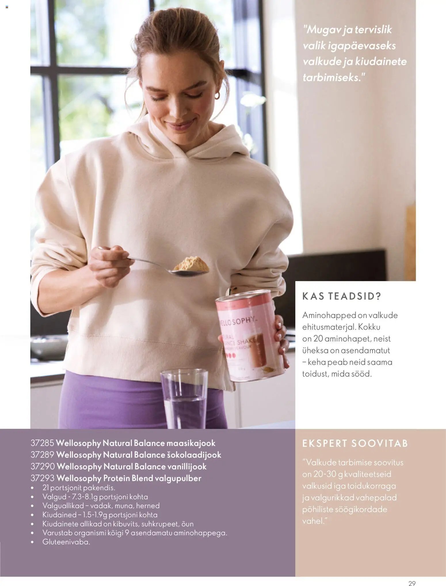 Oriflame Wellosophy tootejuht