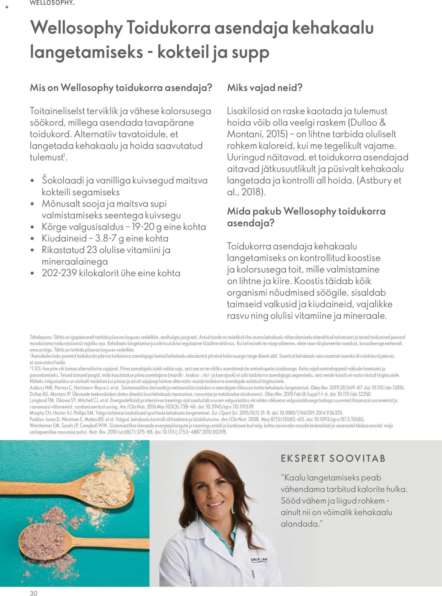 Oriflame Wellosophy tootejuht