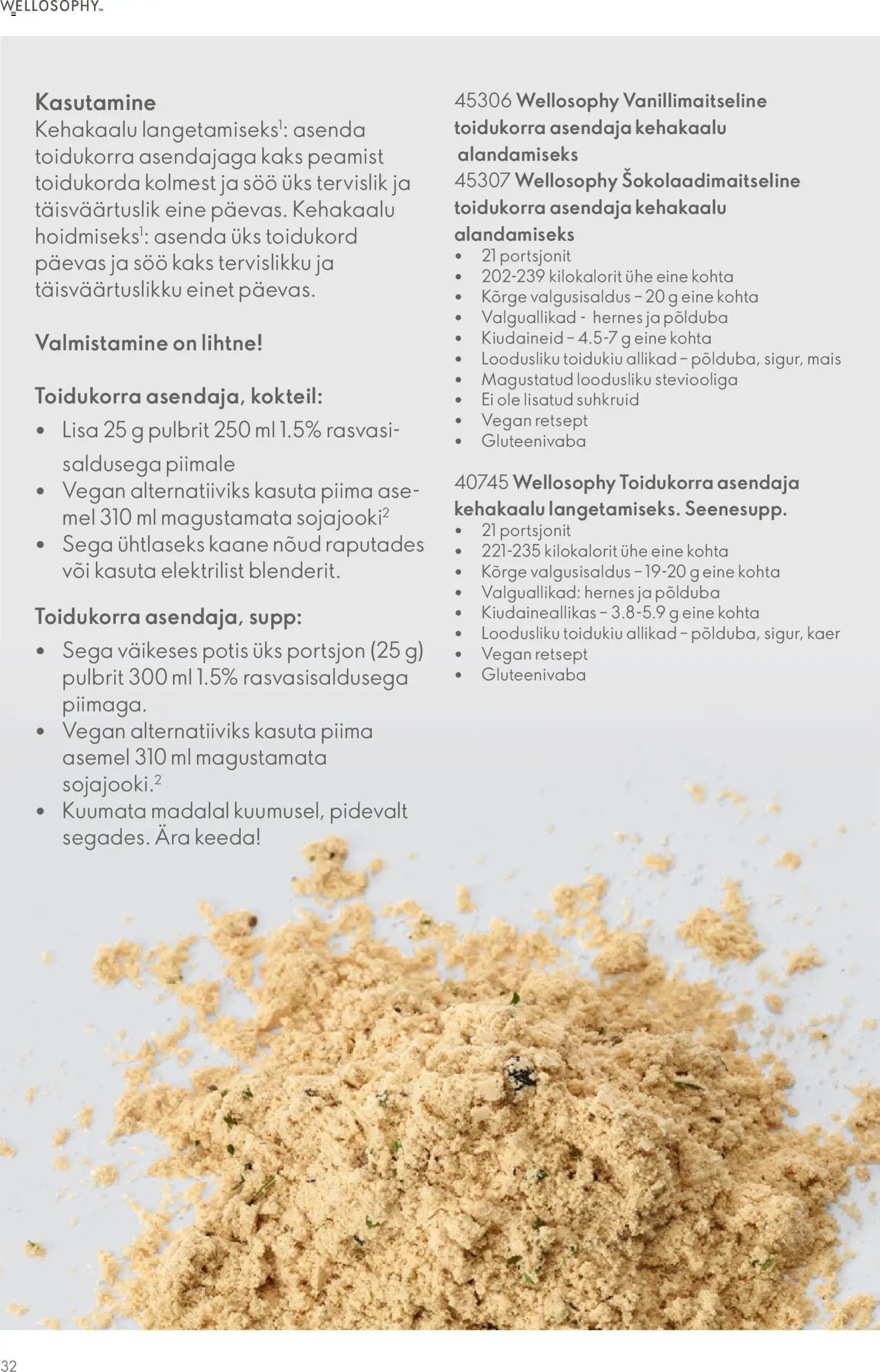 Oriflame Wellosophy tootejuht