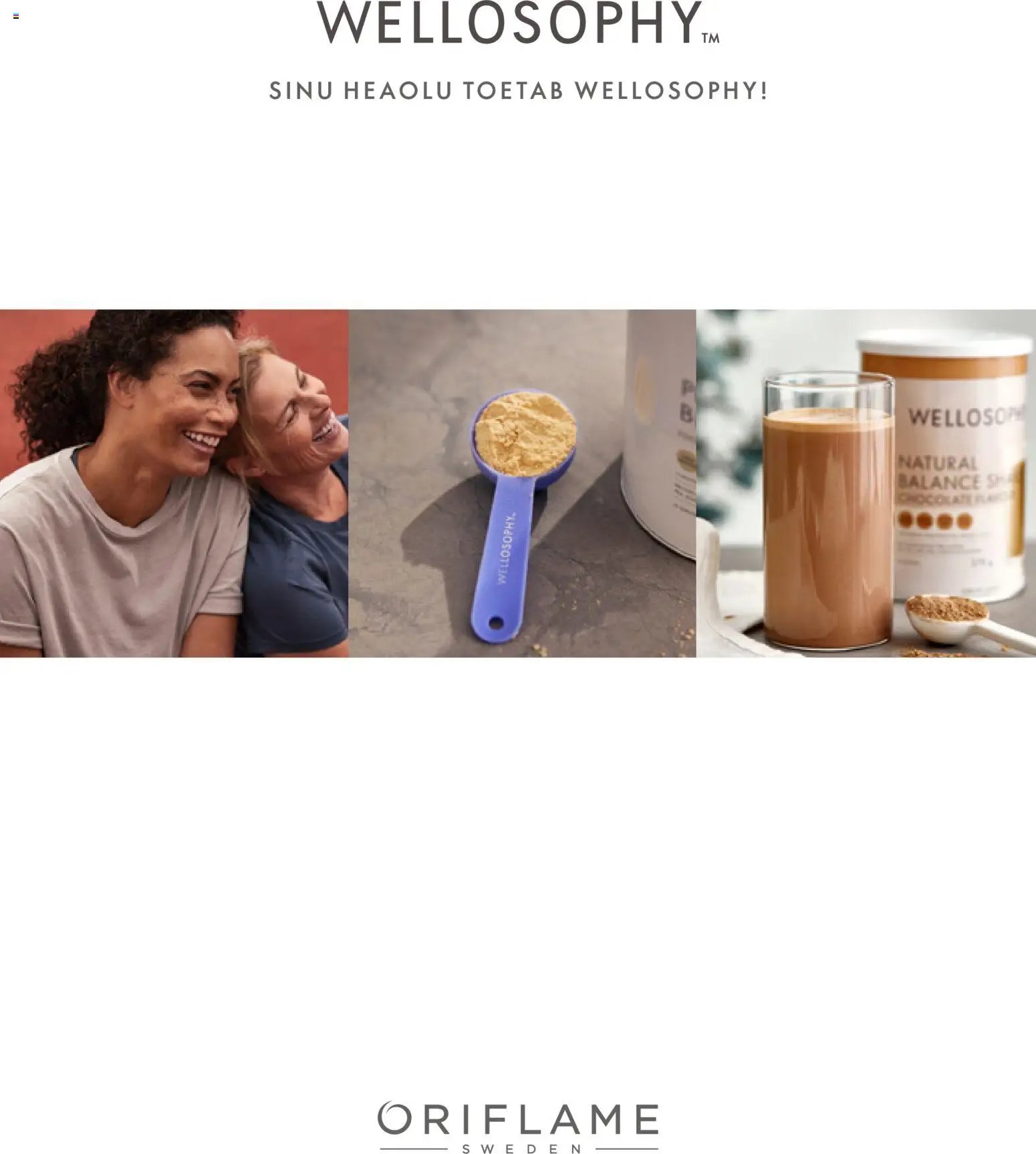 Oriflame Wellosophy tootejuht