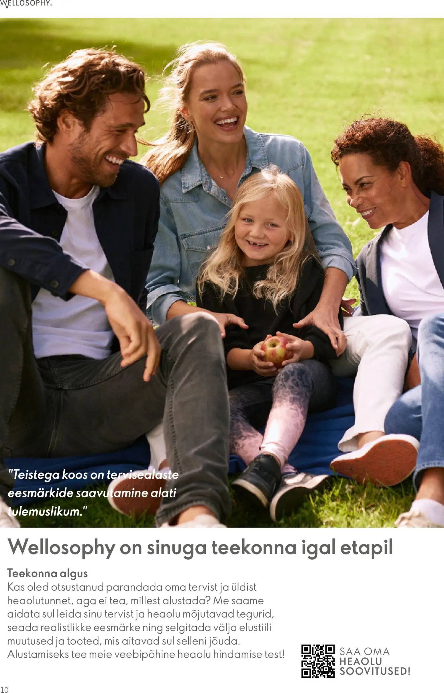 Oriflame Wellosophy tootejuht