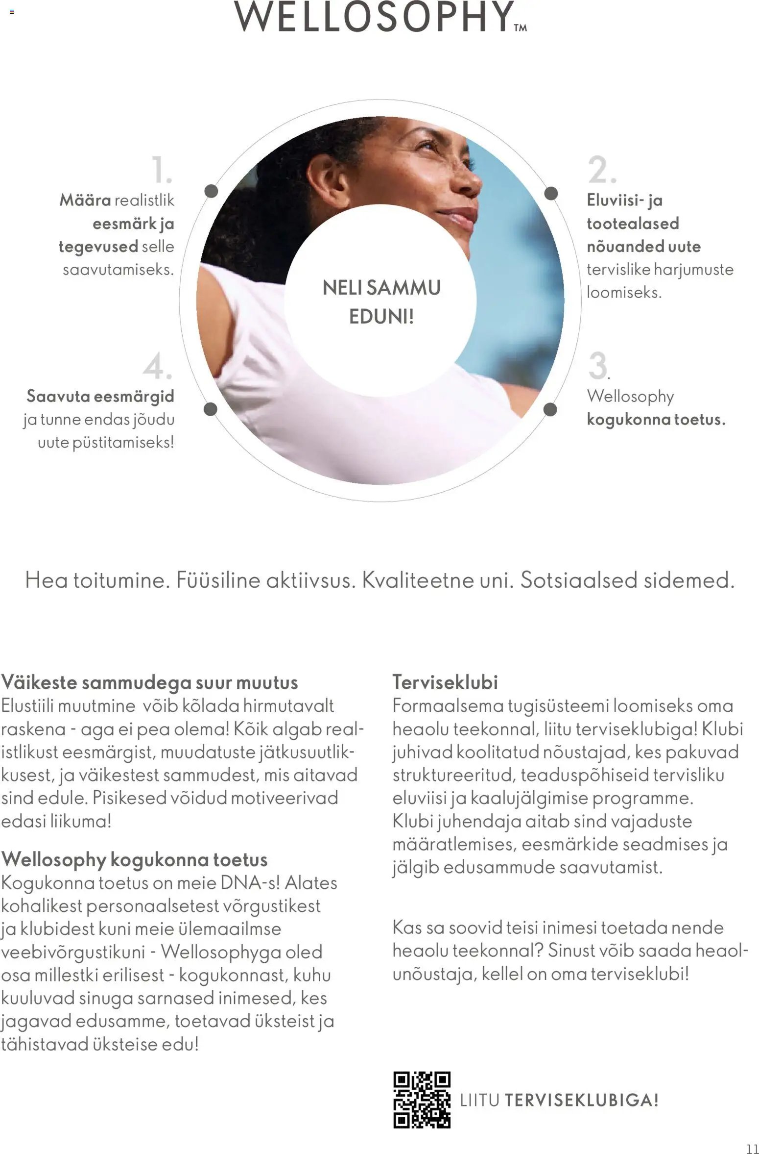 Oriflame Wellosophy tootejuht