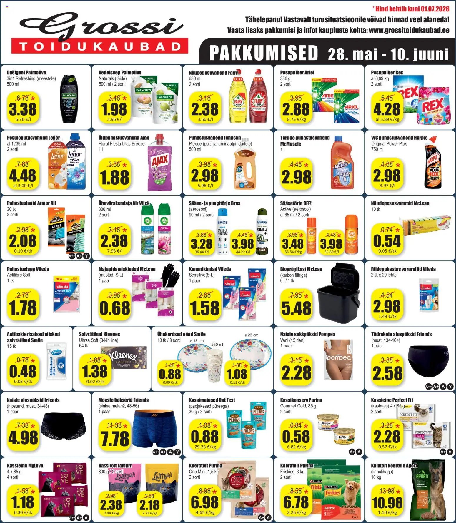 Grossi Toidukaubad Pakkumised