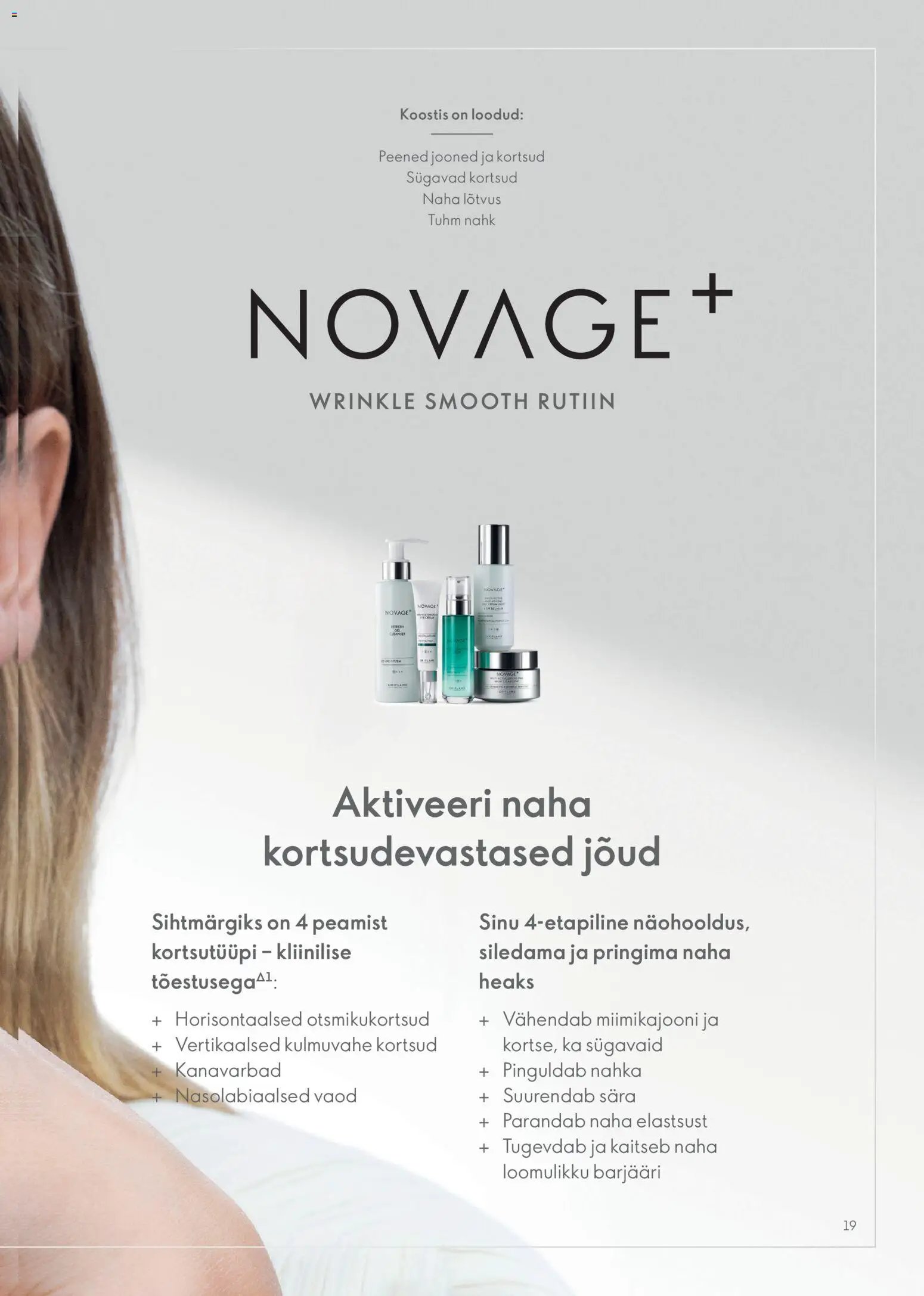 Oriflame Novage+ tootejuht
