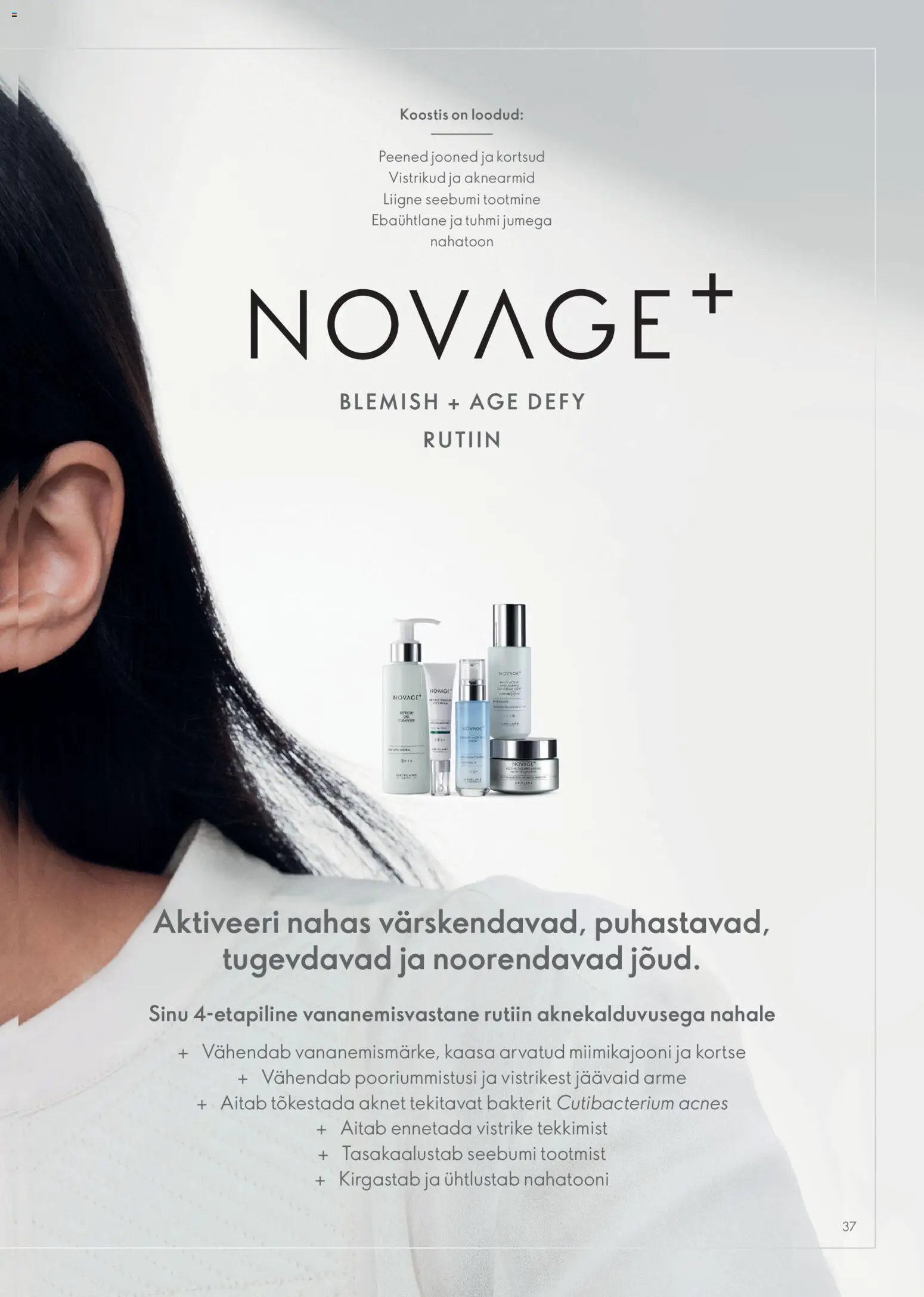 Oriflame Novage+ tootejuht