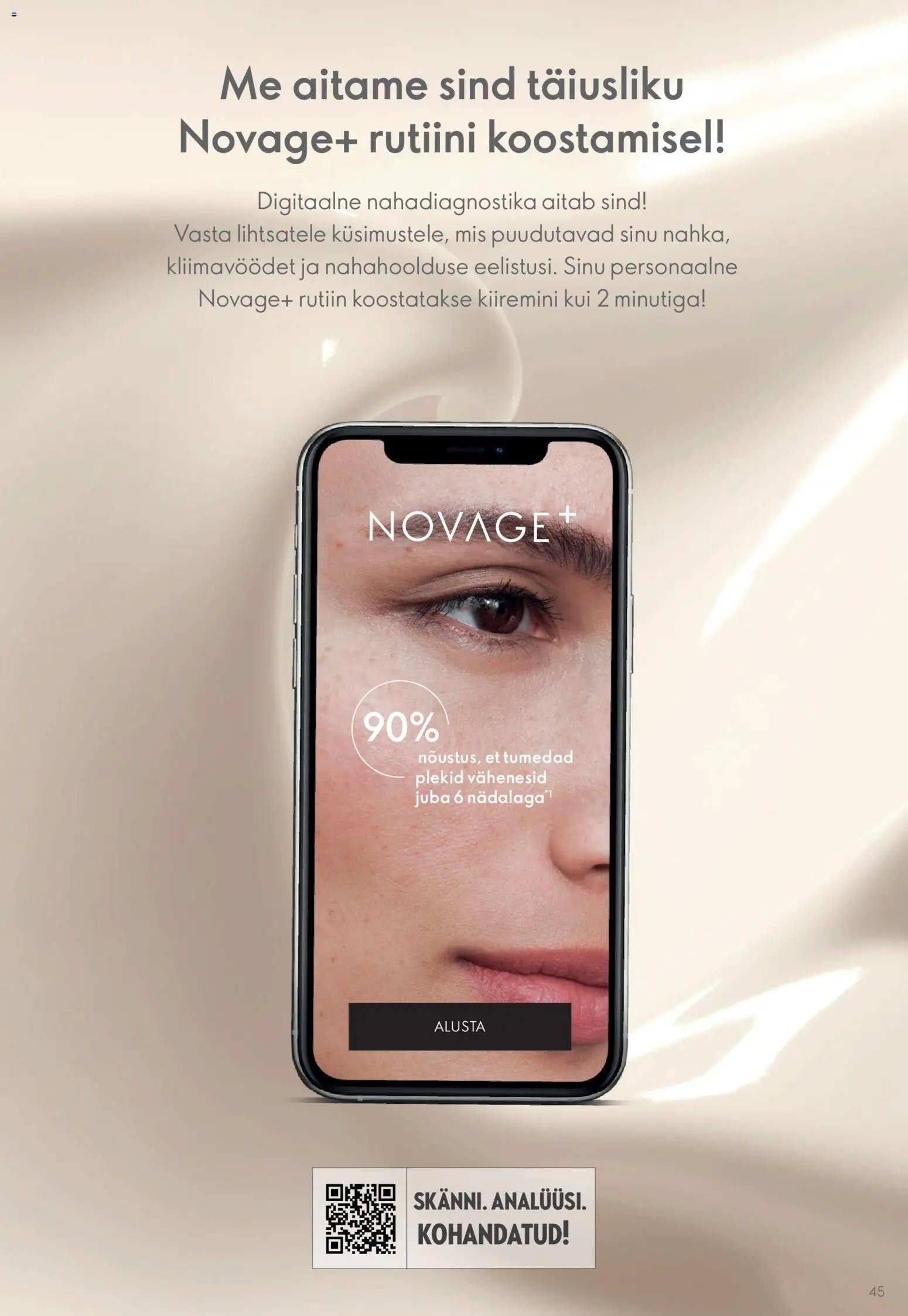 Oriflame Novage+ tootejuht
