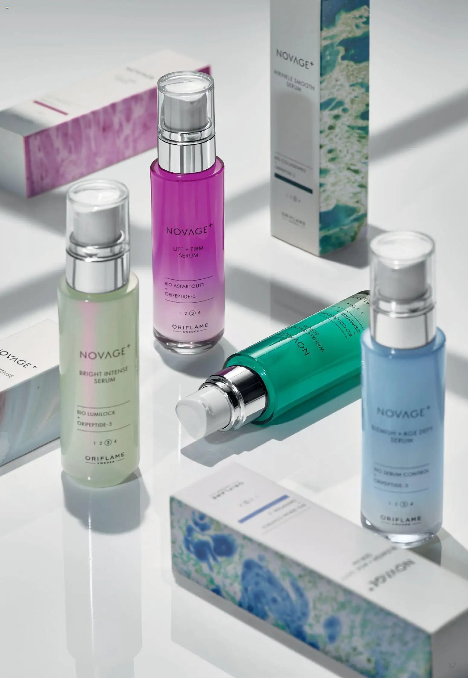 Oriflame Novage+ tootejuht