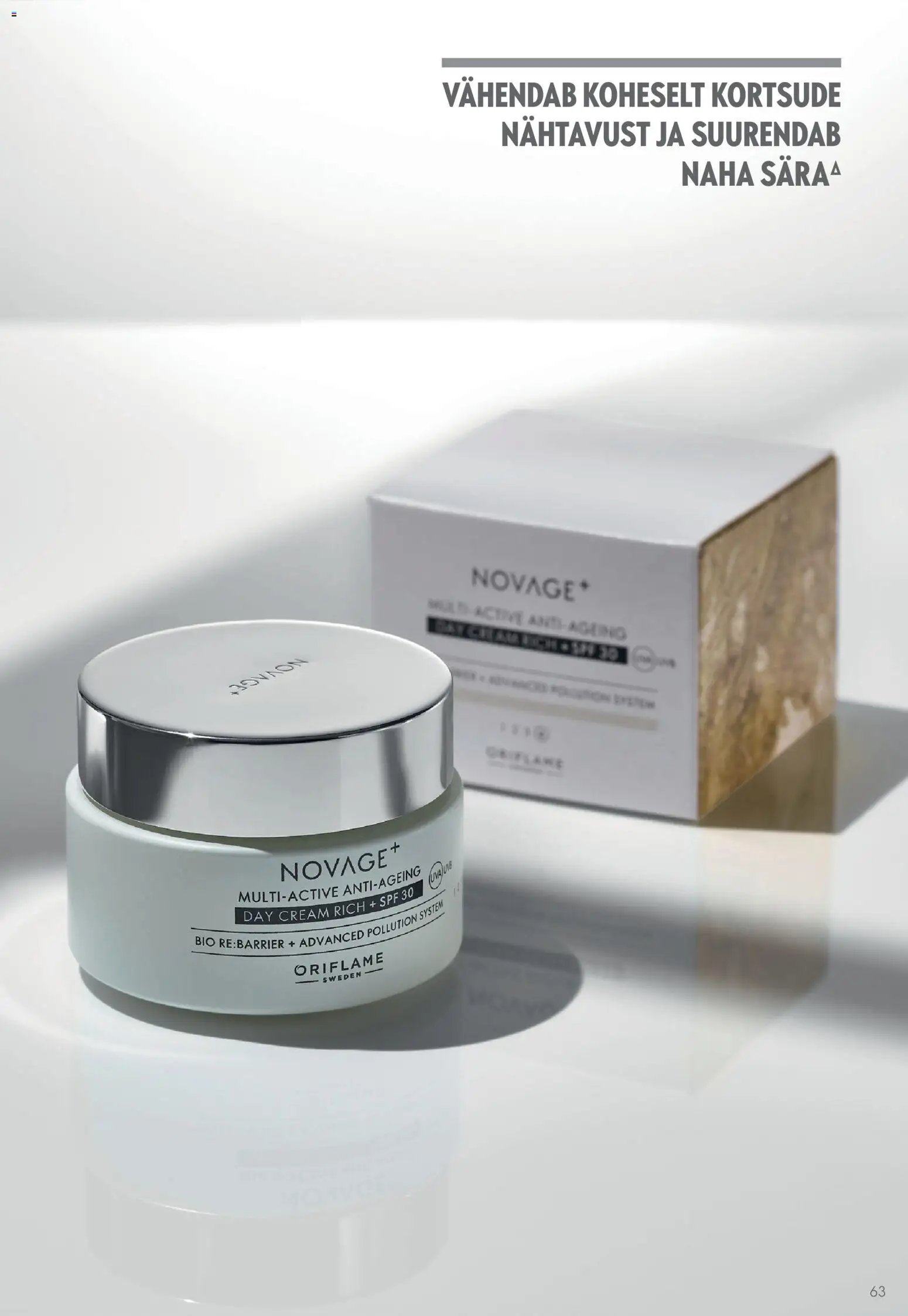 Oriflame Novage+ tootejuht