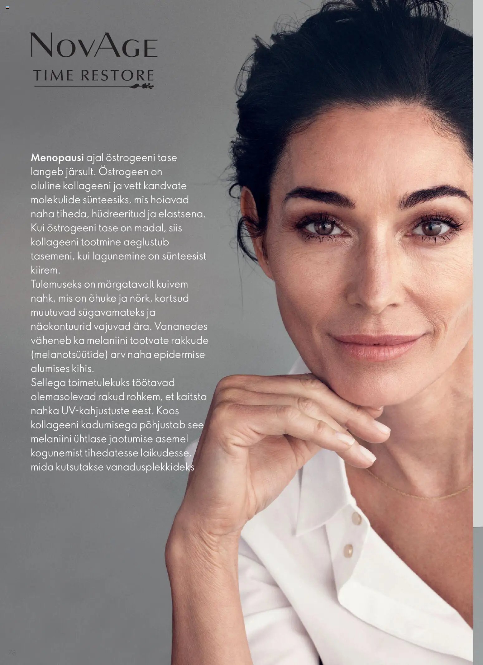 Oriflame Novage+ tootejuht