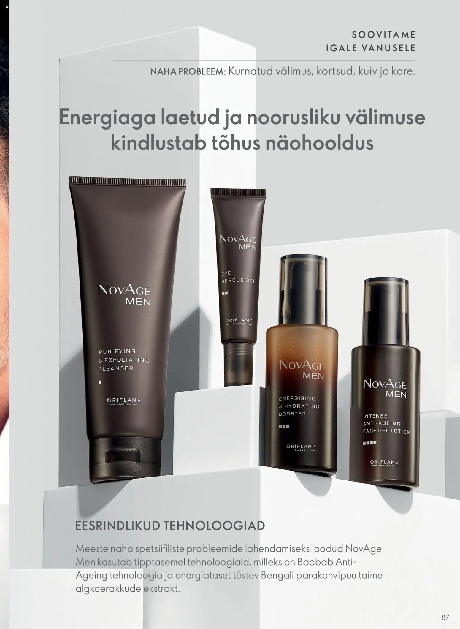 Oriflame Novage+ tootejuht