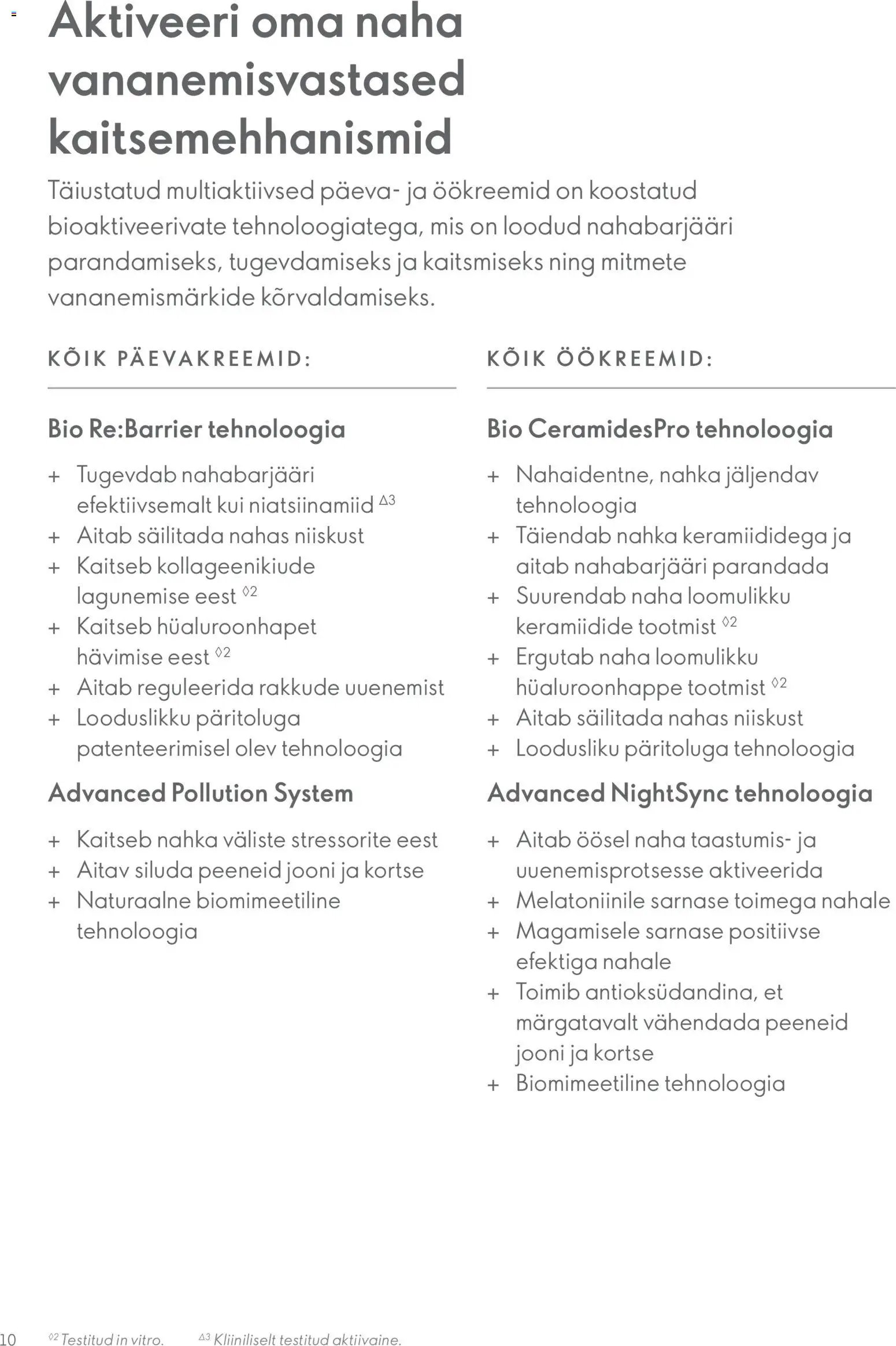 Oriflame Novage+ tootejuht