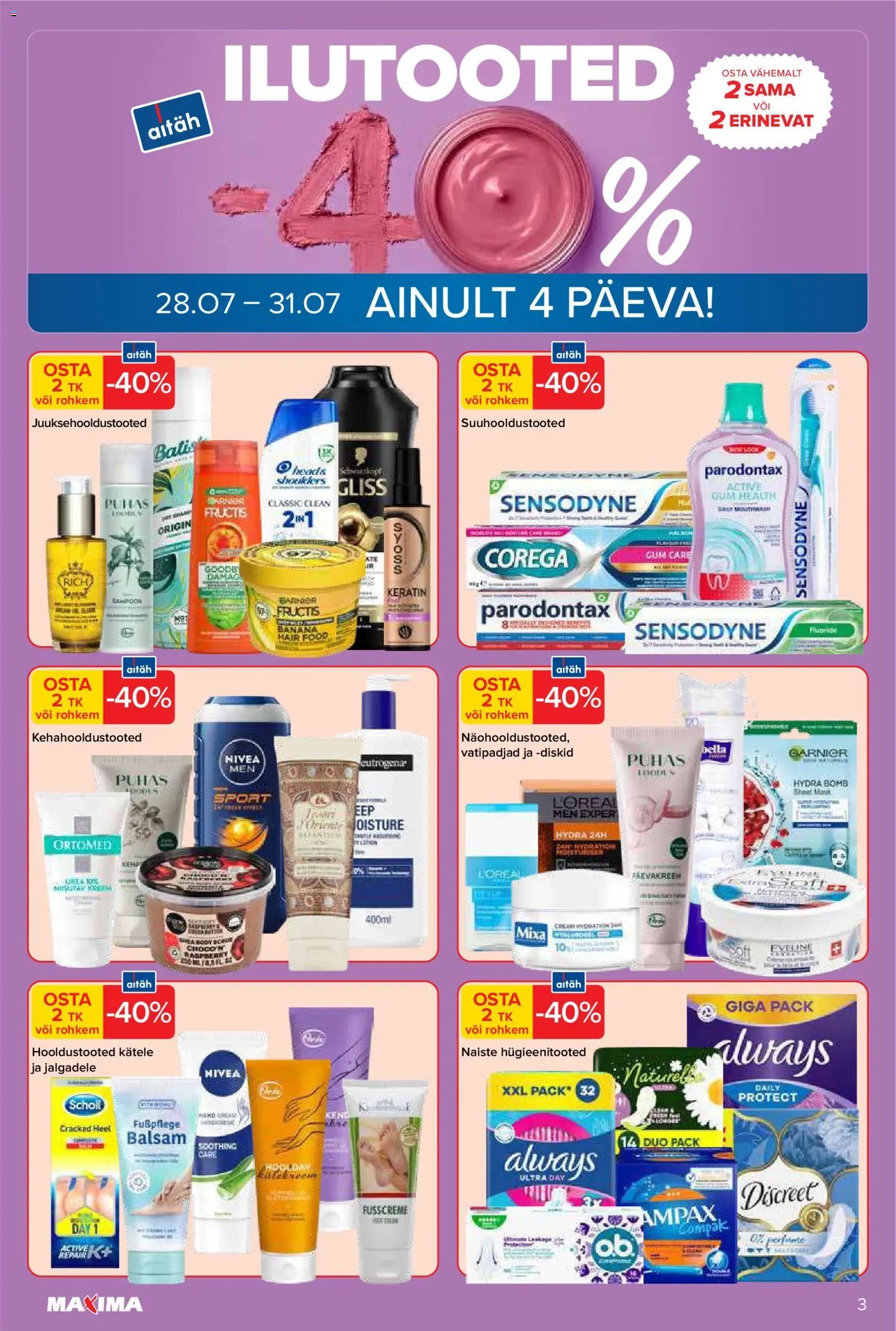 Maxima Kliendileht - Ilutooted -40%
