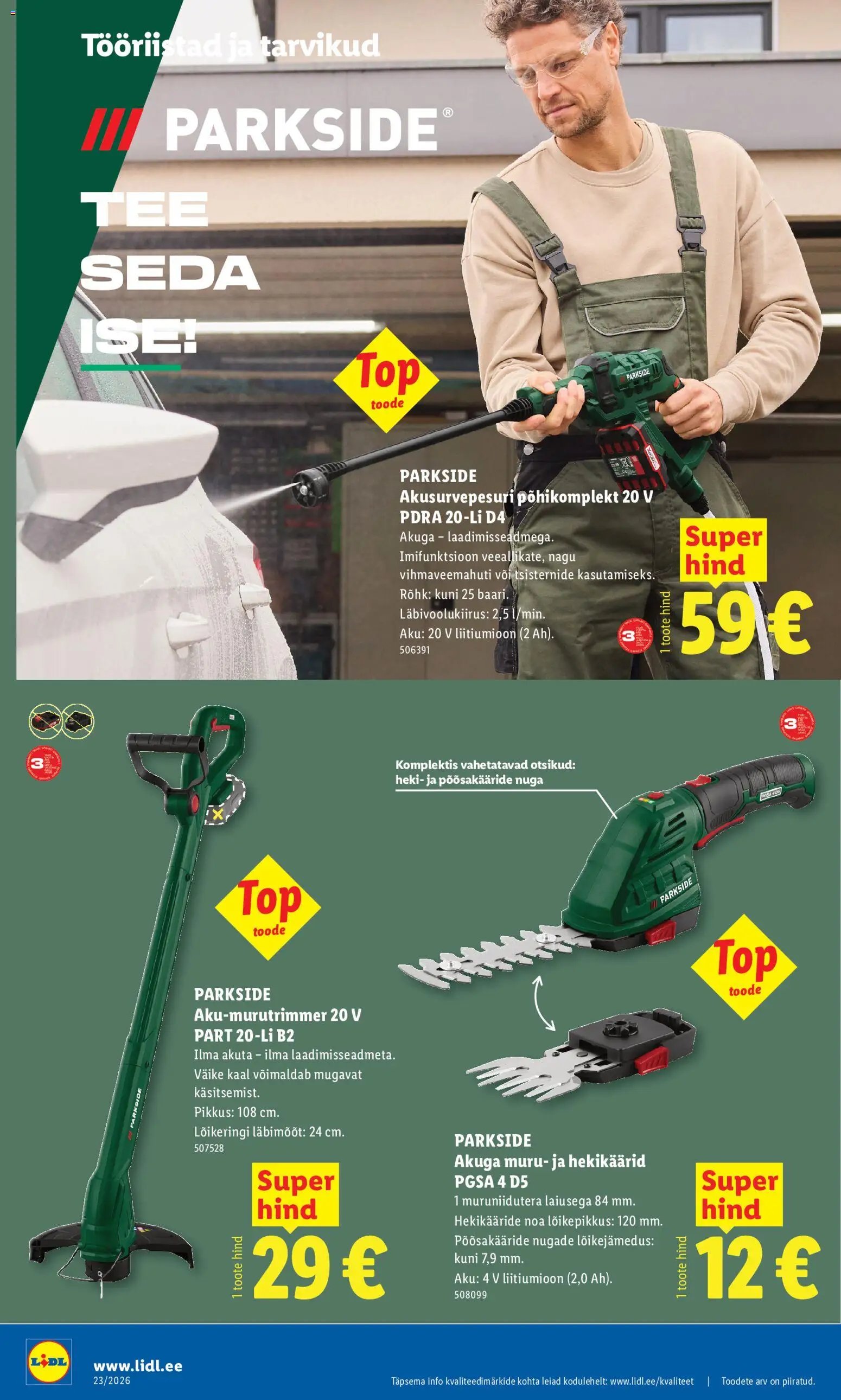 Lidl Tööstuskaupade pakkumised