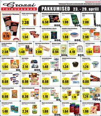 Grossi Toidukaubad Pakkumised