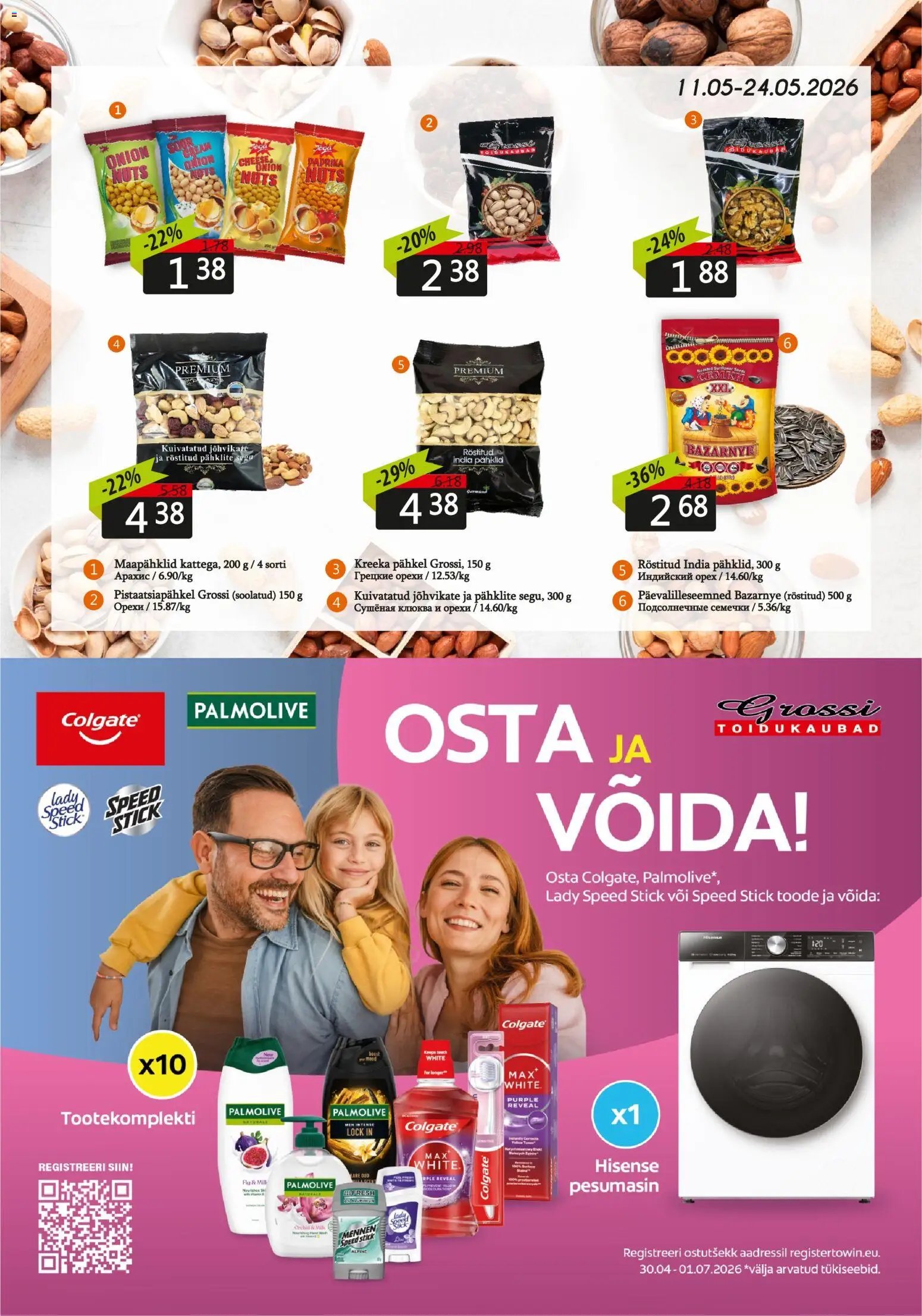Grossi Toidukaubad Kliendileht