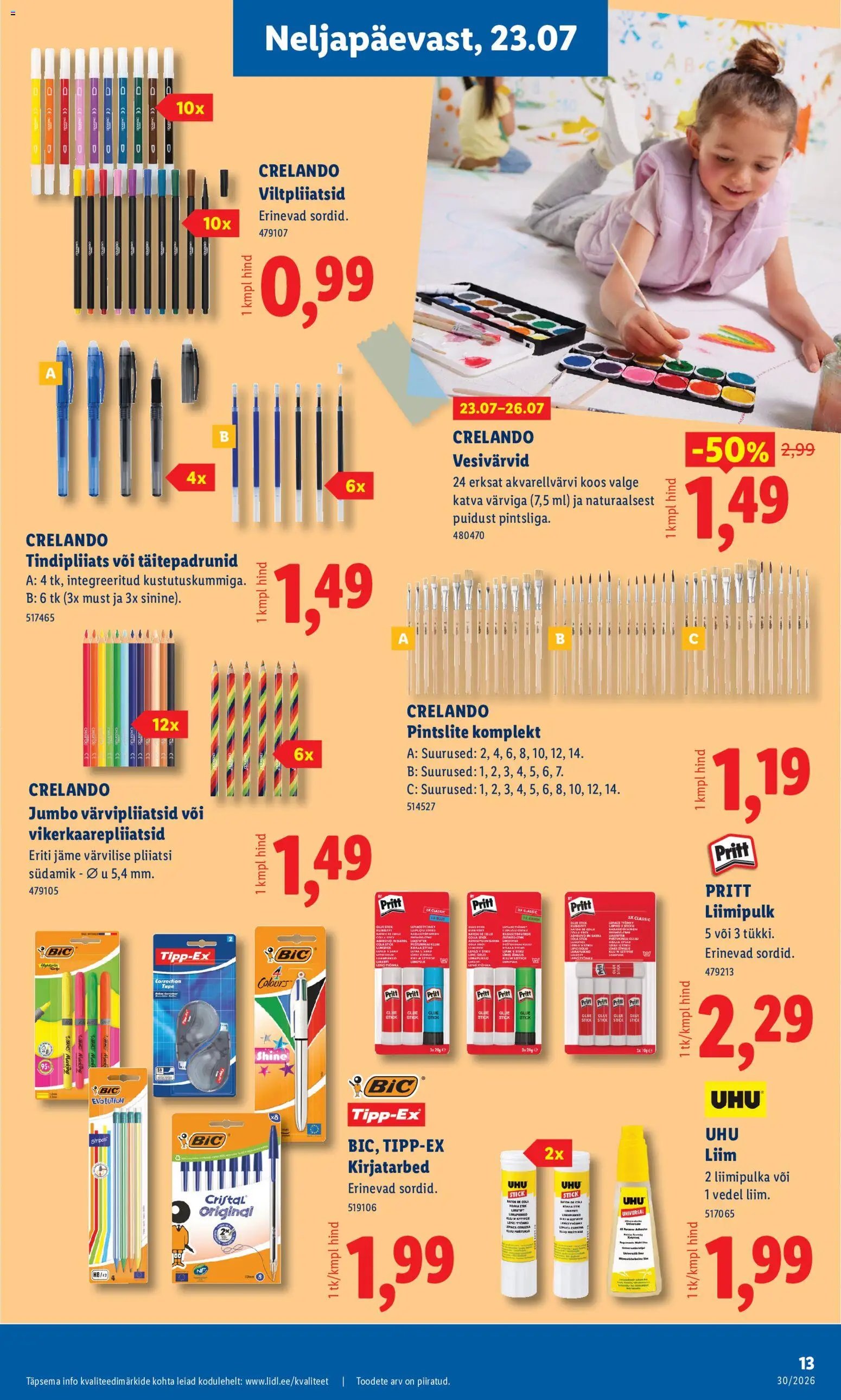 Lidl Tööstuskaupade pakkumised