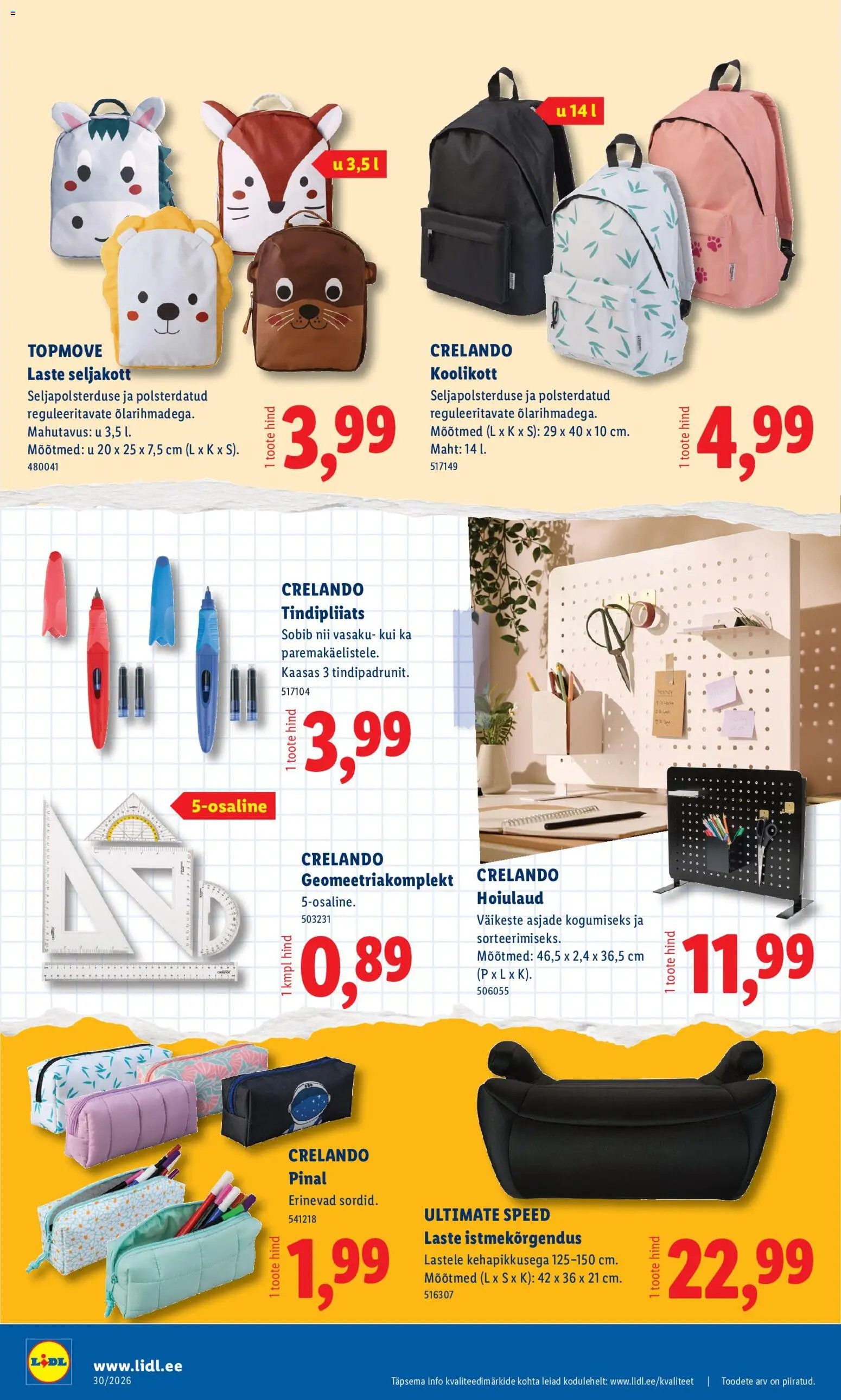Lidl Tööstuskaupade pakkumised