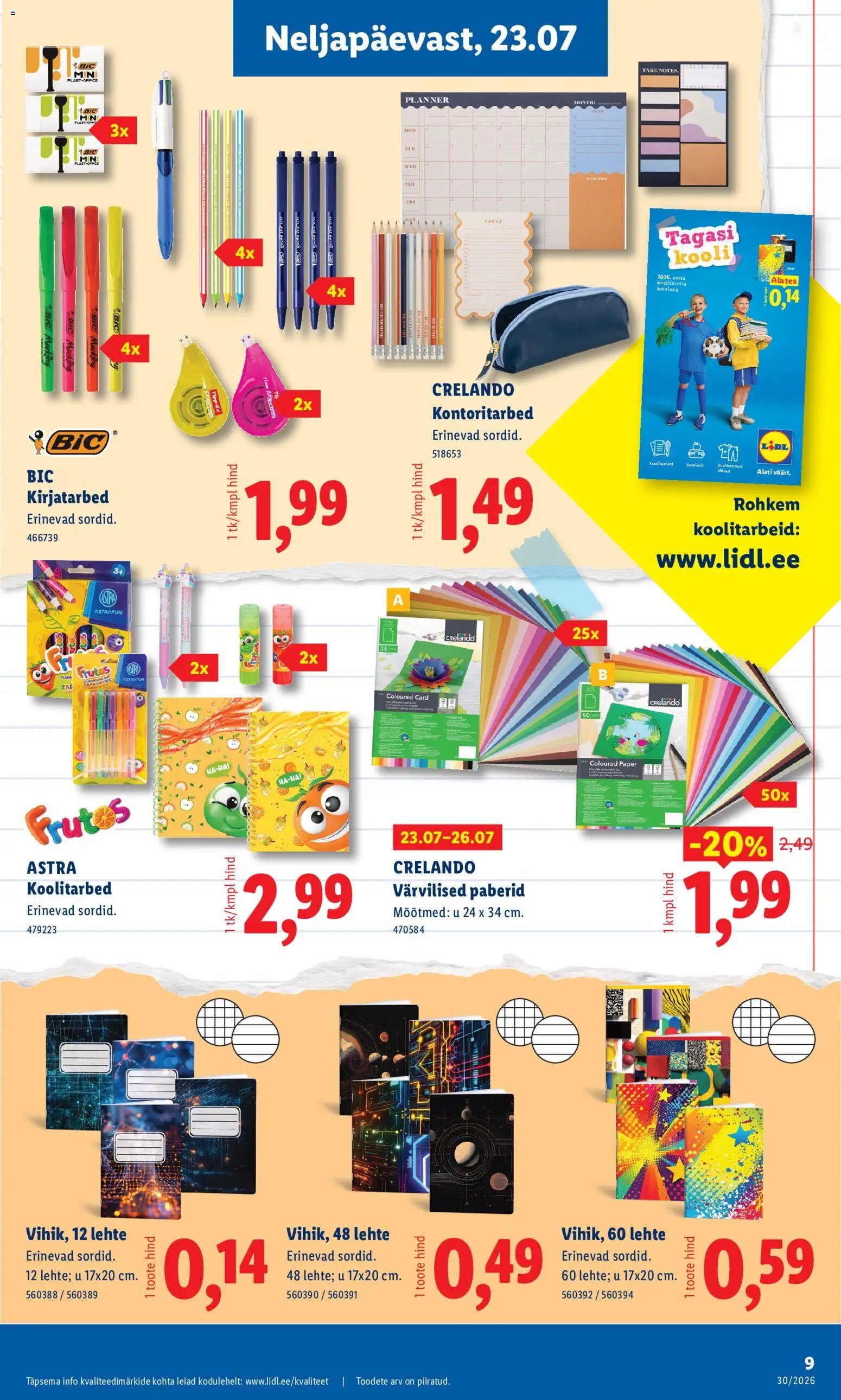 Lidl Tööstuskaupade pakkumised