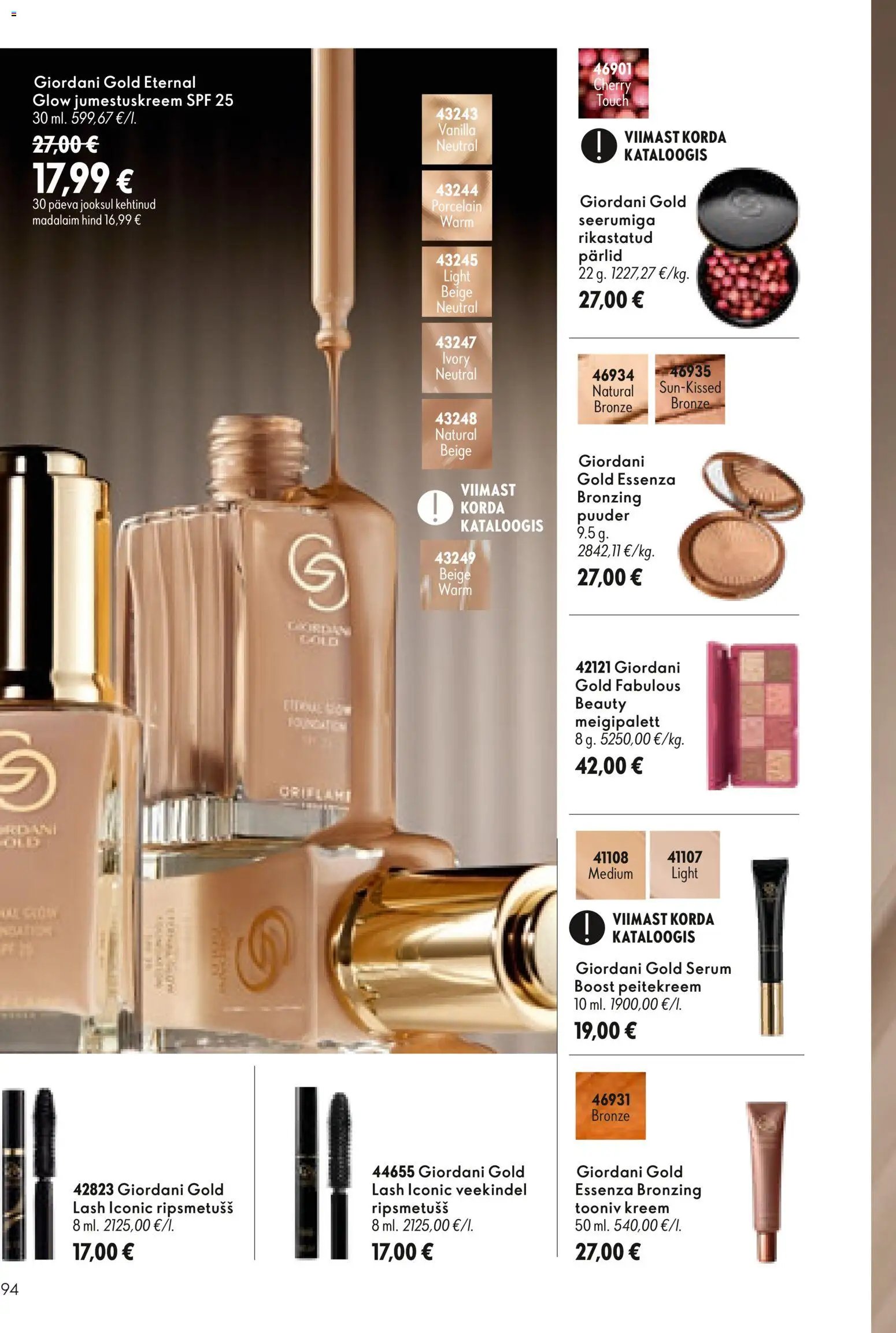 Oriflame Kataloog