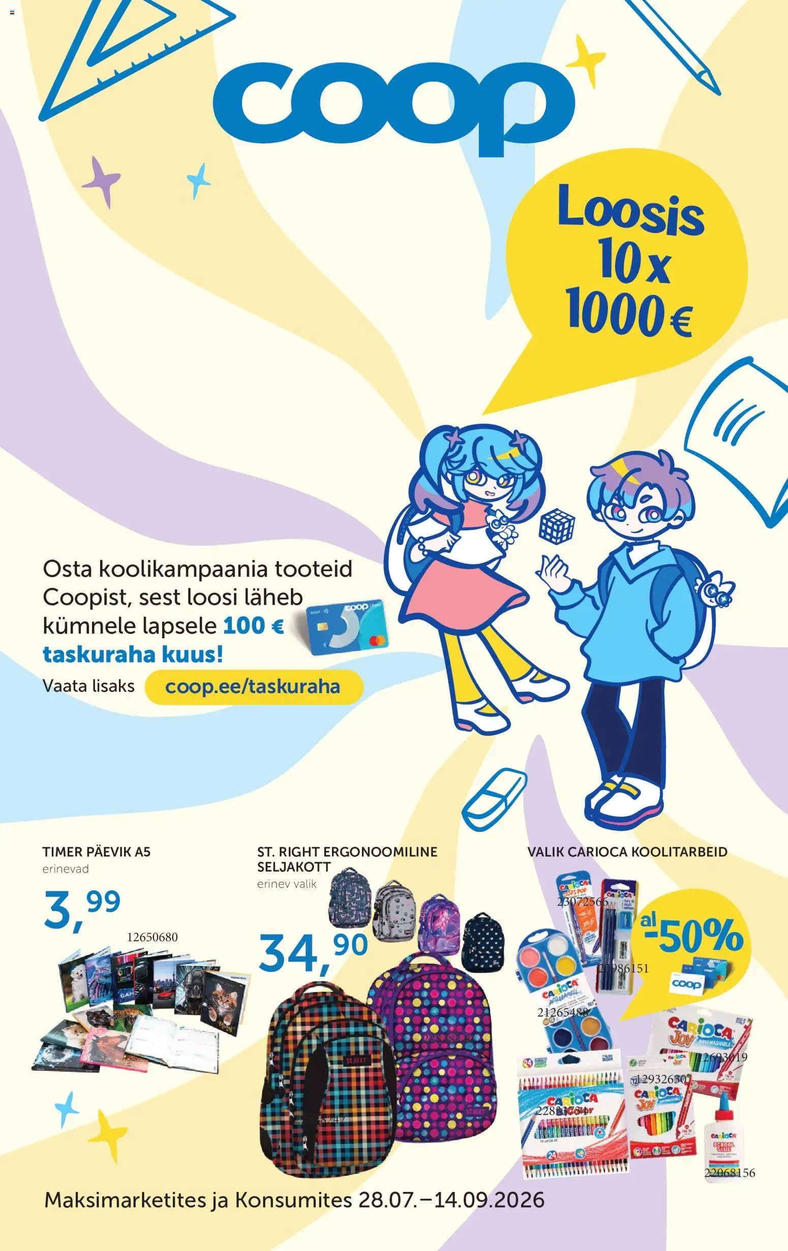 Coop Kliendileht - Kooliks raha tasku