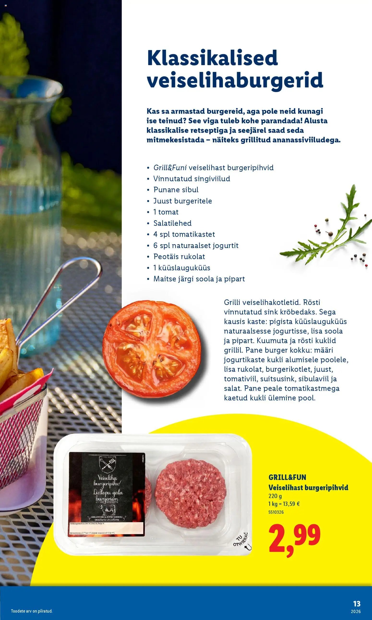 Lidl Grilli kataloog Esmaspaevast