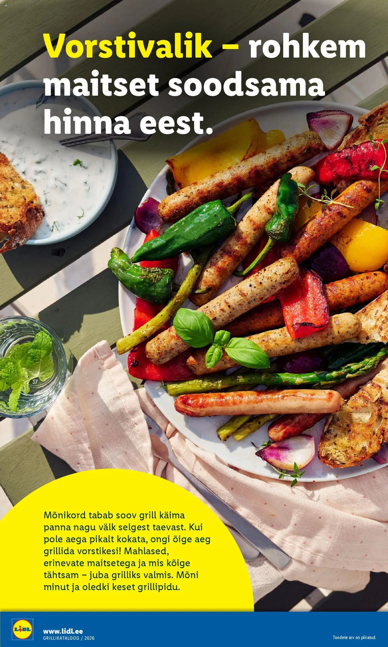 Lidl Grilli kataloog Esmaspaevast