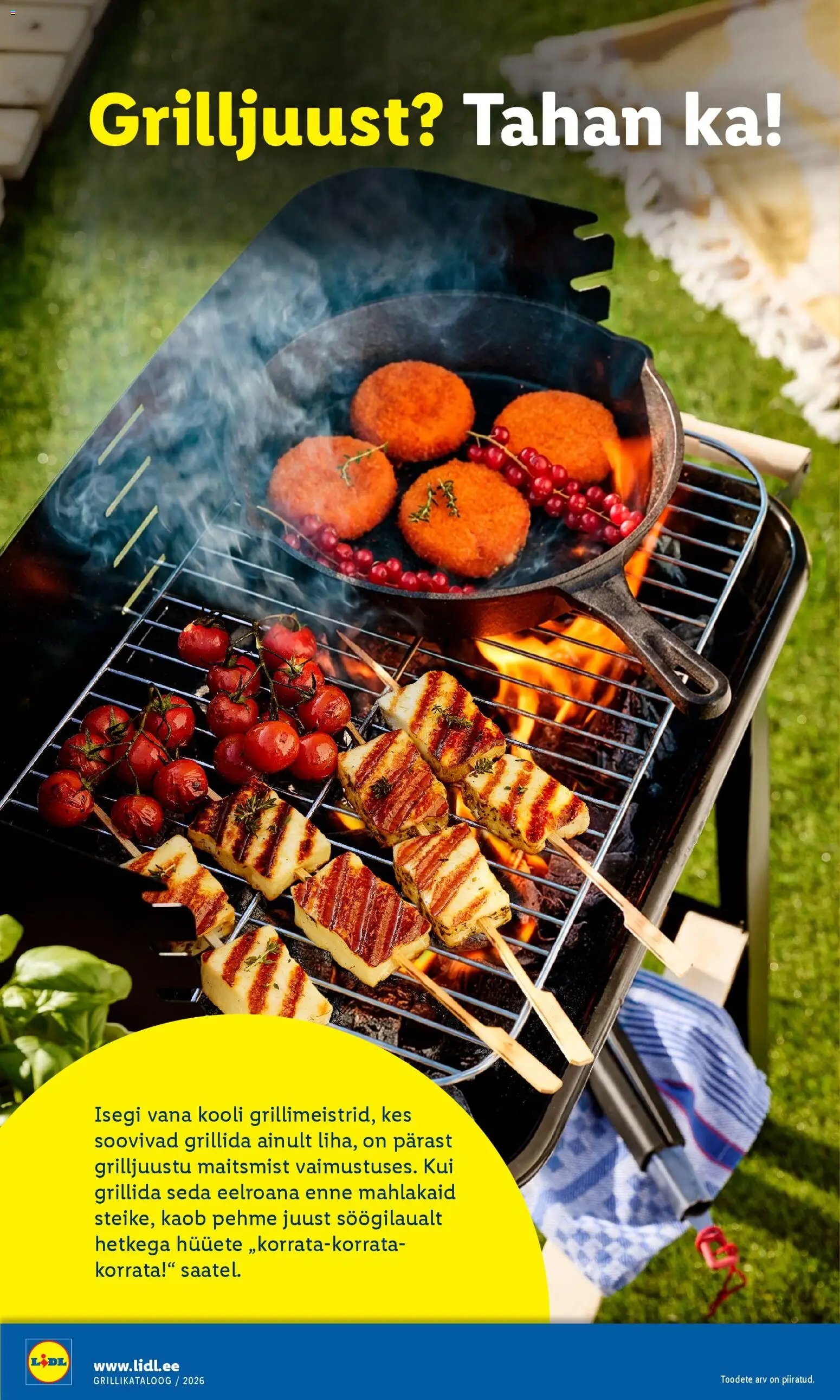 Lidl Grilli kataloog Esmaspaevast