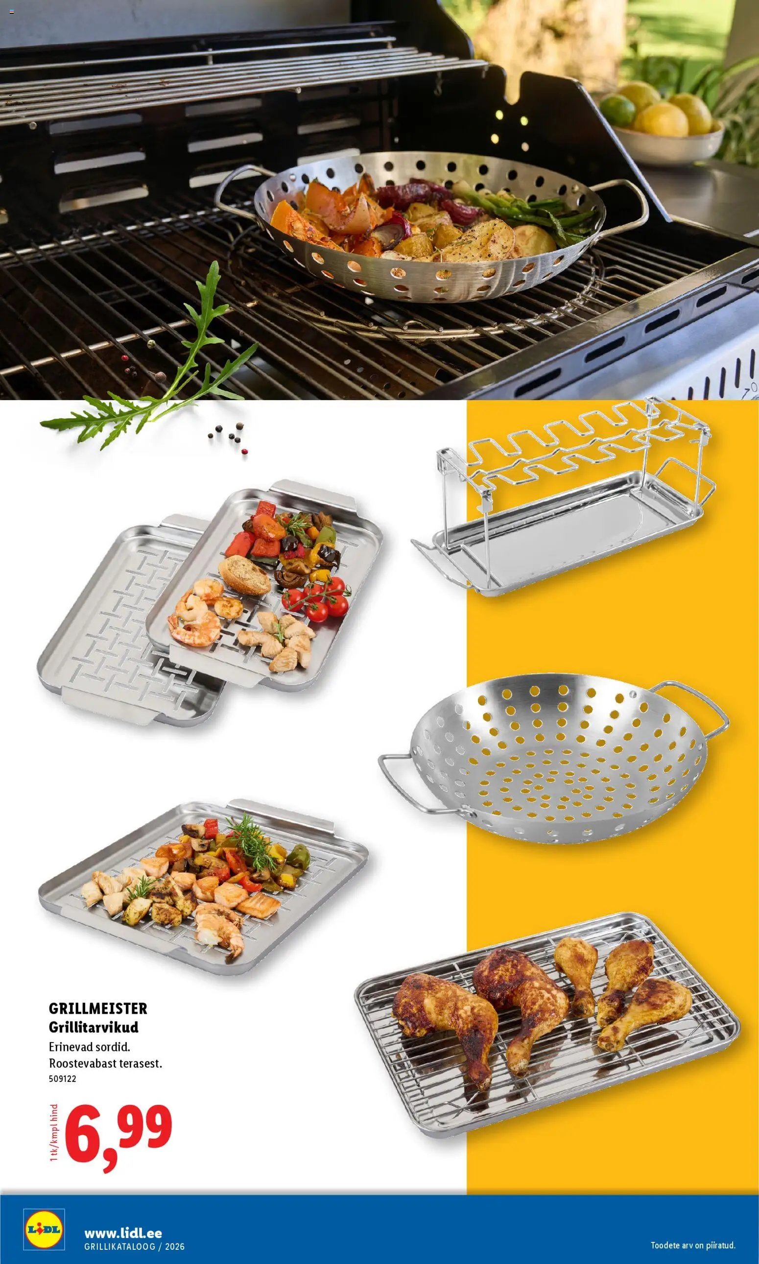 Lidl Grilli kataloog Esmaspaevast
