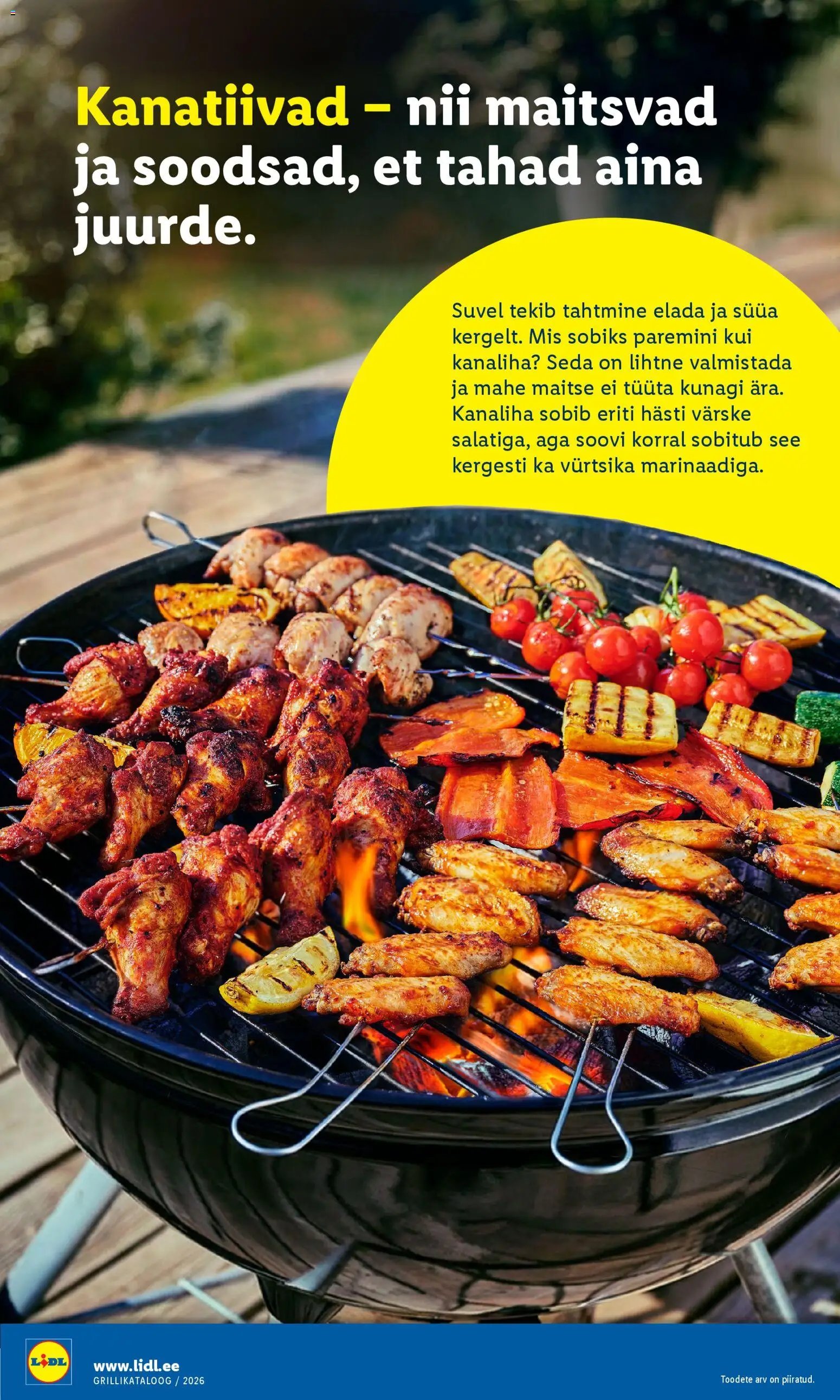 Lidl Grilli kataloog Esmaspaevast