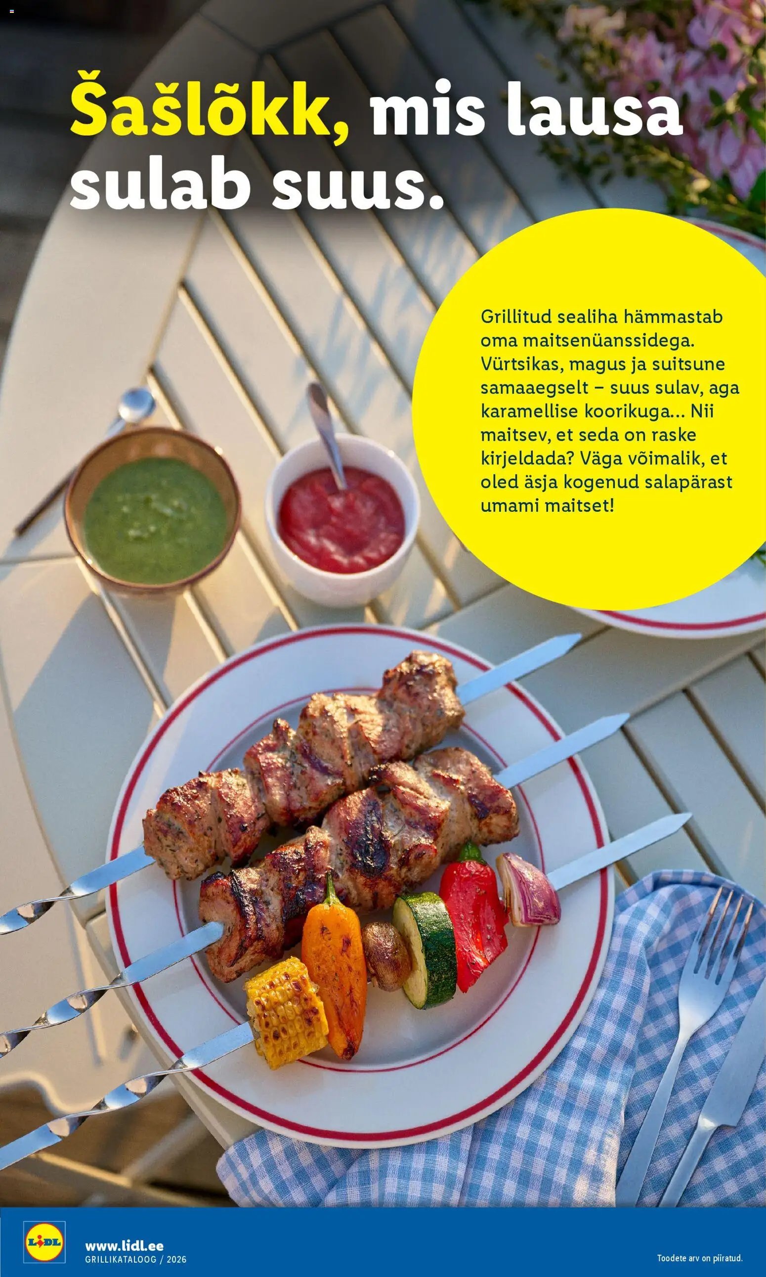 Lidl Grilli kataloog Esmaspaevast