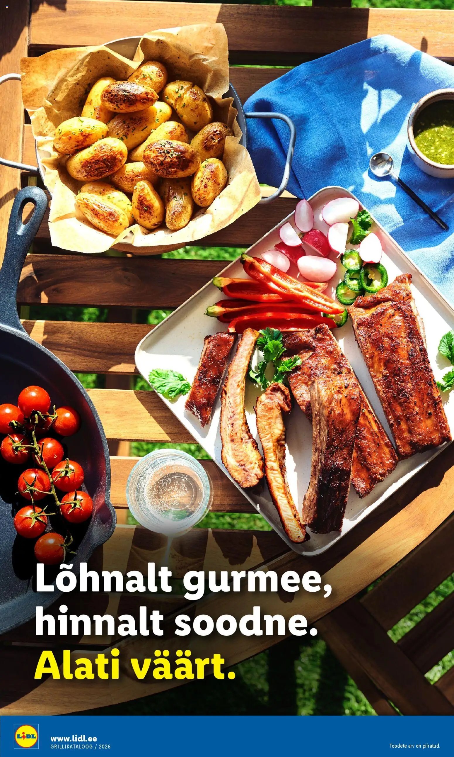 Lidl Grilli kataloog Esmaspaevast
