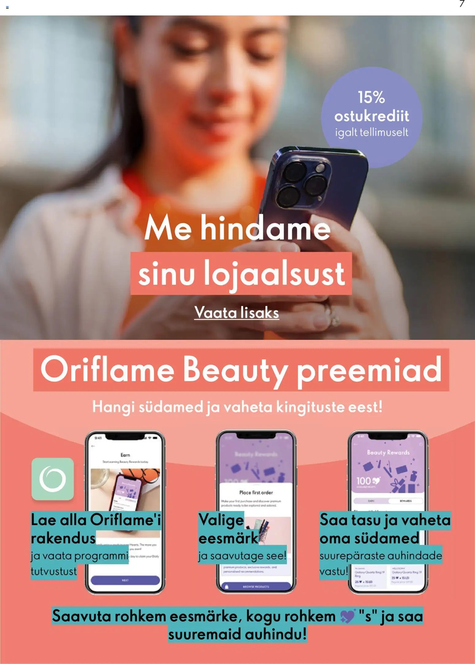 Oriflame Püsikliendi Preemiaplaan