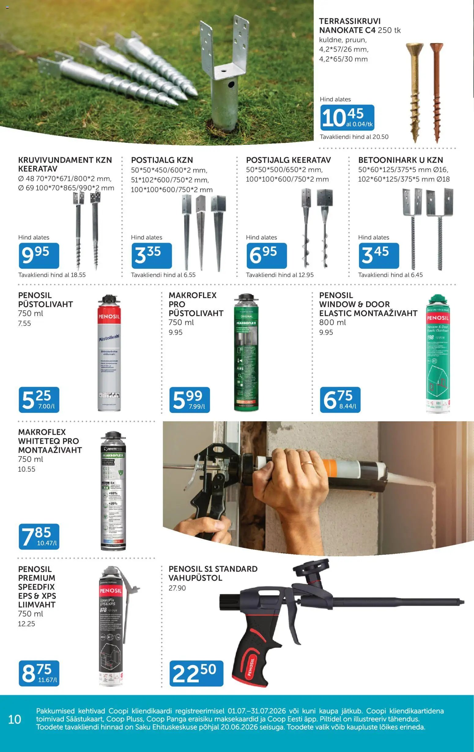 Coop Ehituskeskuse juuli kliendileht
