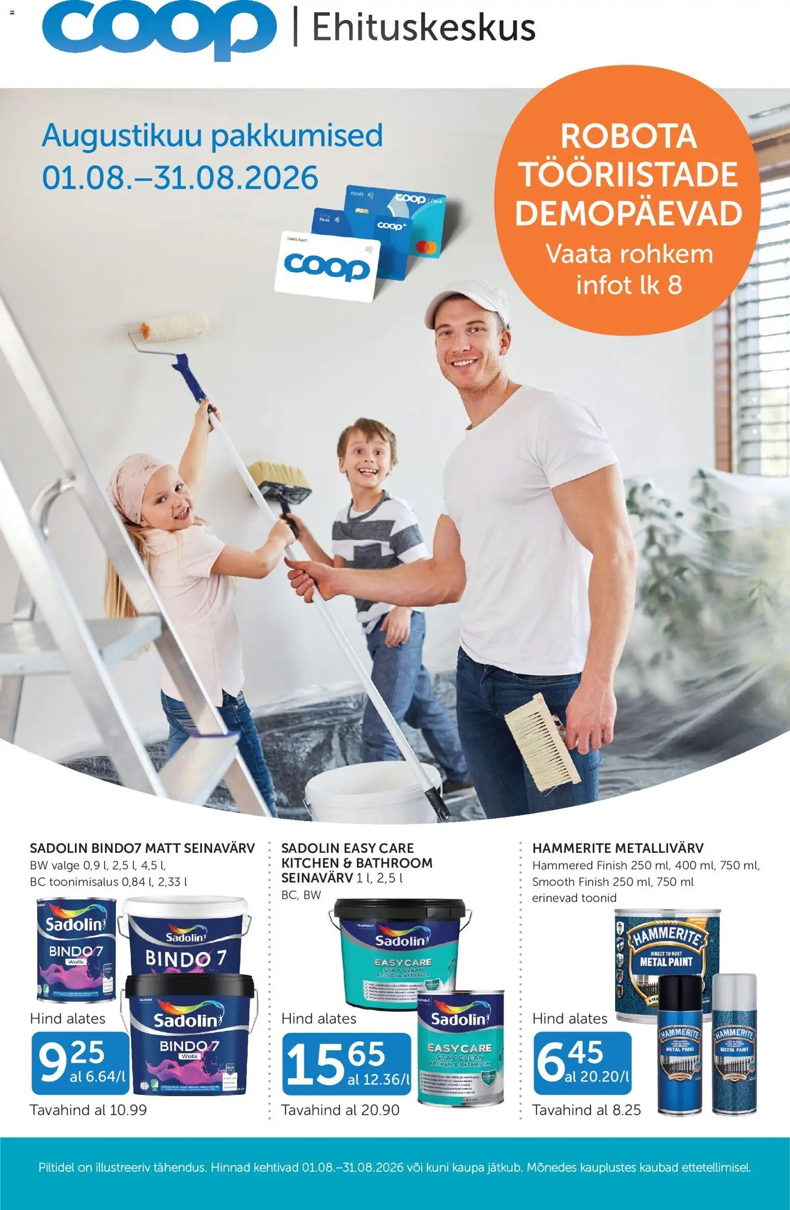 Coop Ehituskeskuse augusti kliendileht