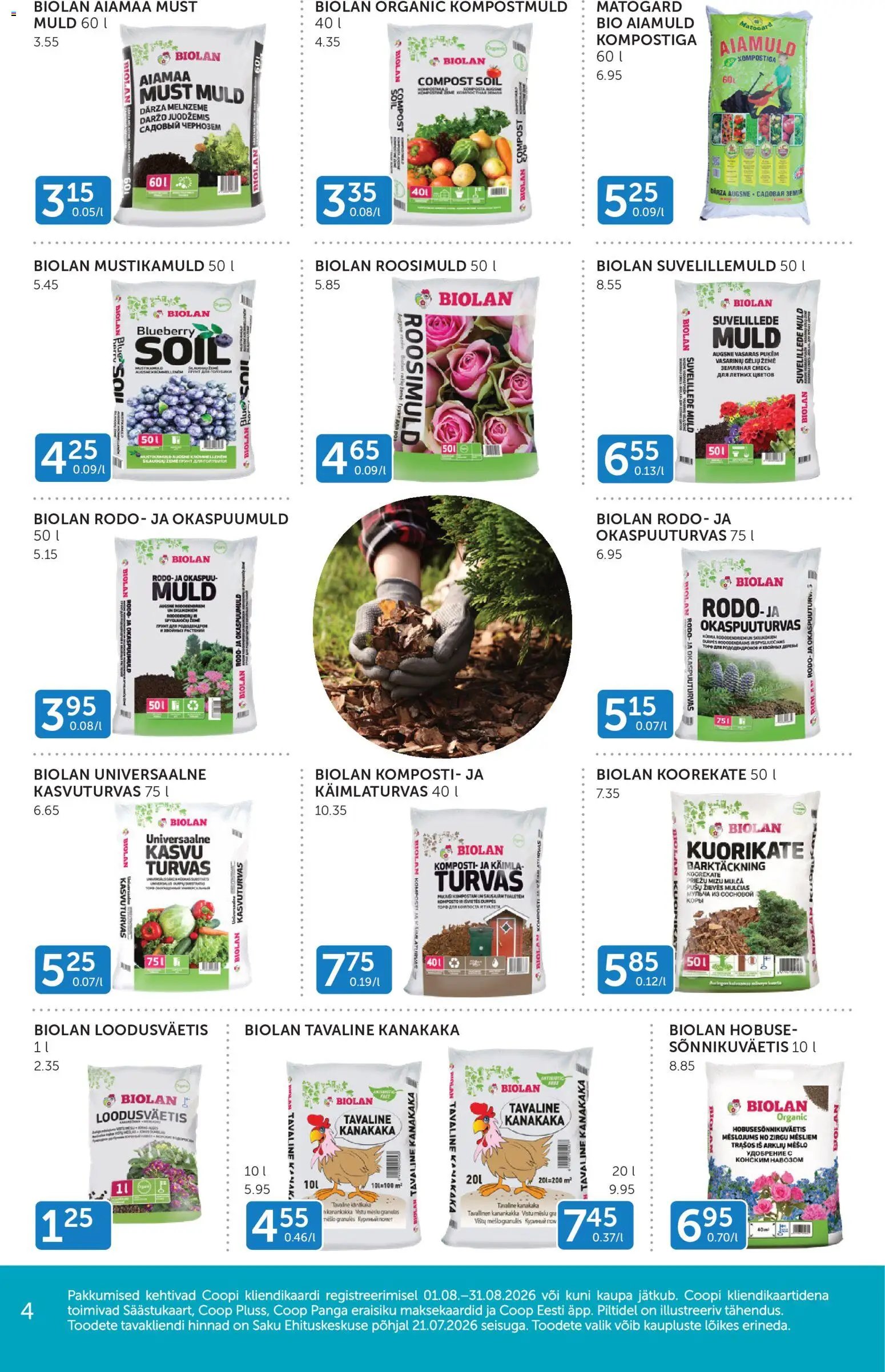 Coop Ehituskeskuse augusti kliendileht