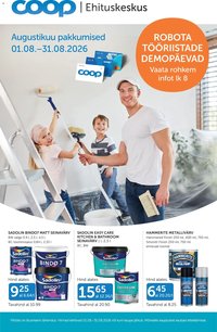 Coop Ehituskeskuse augusti kliendileht