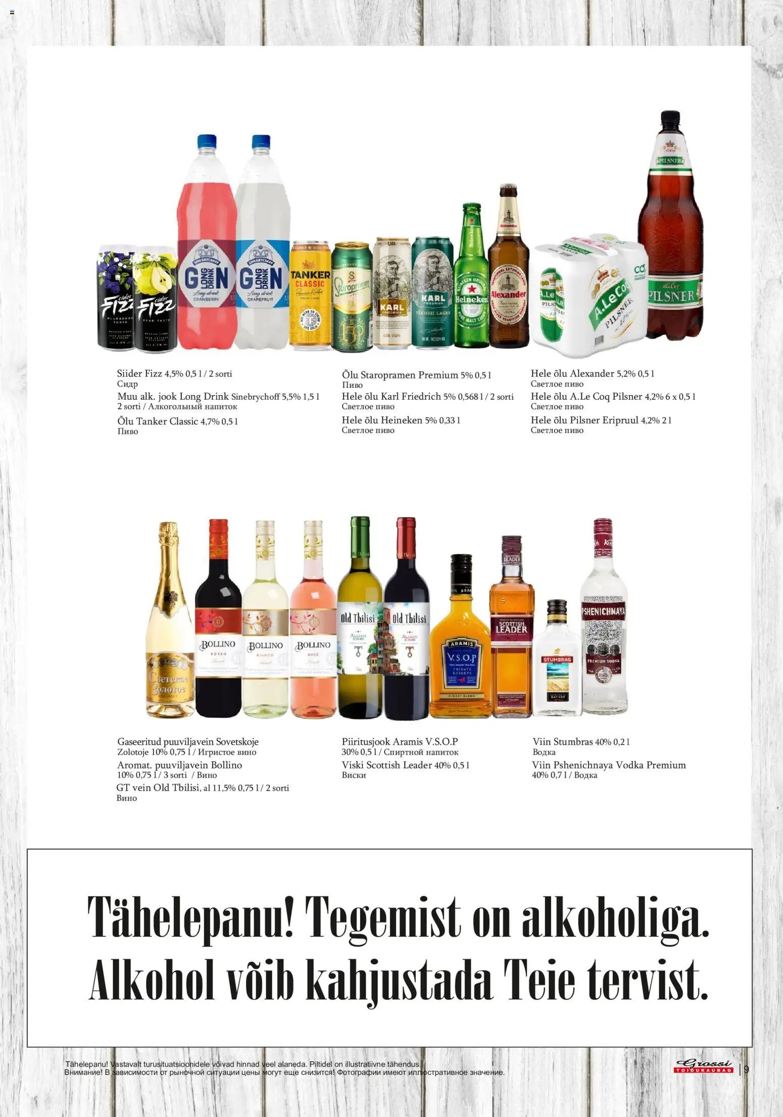 Grossi Toidukaubad Kliendileht