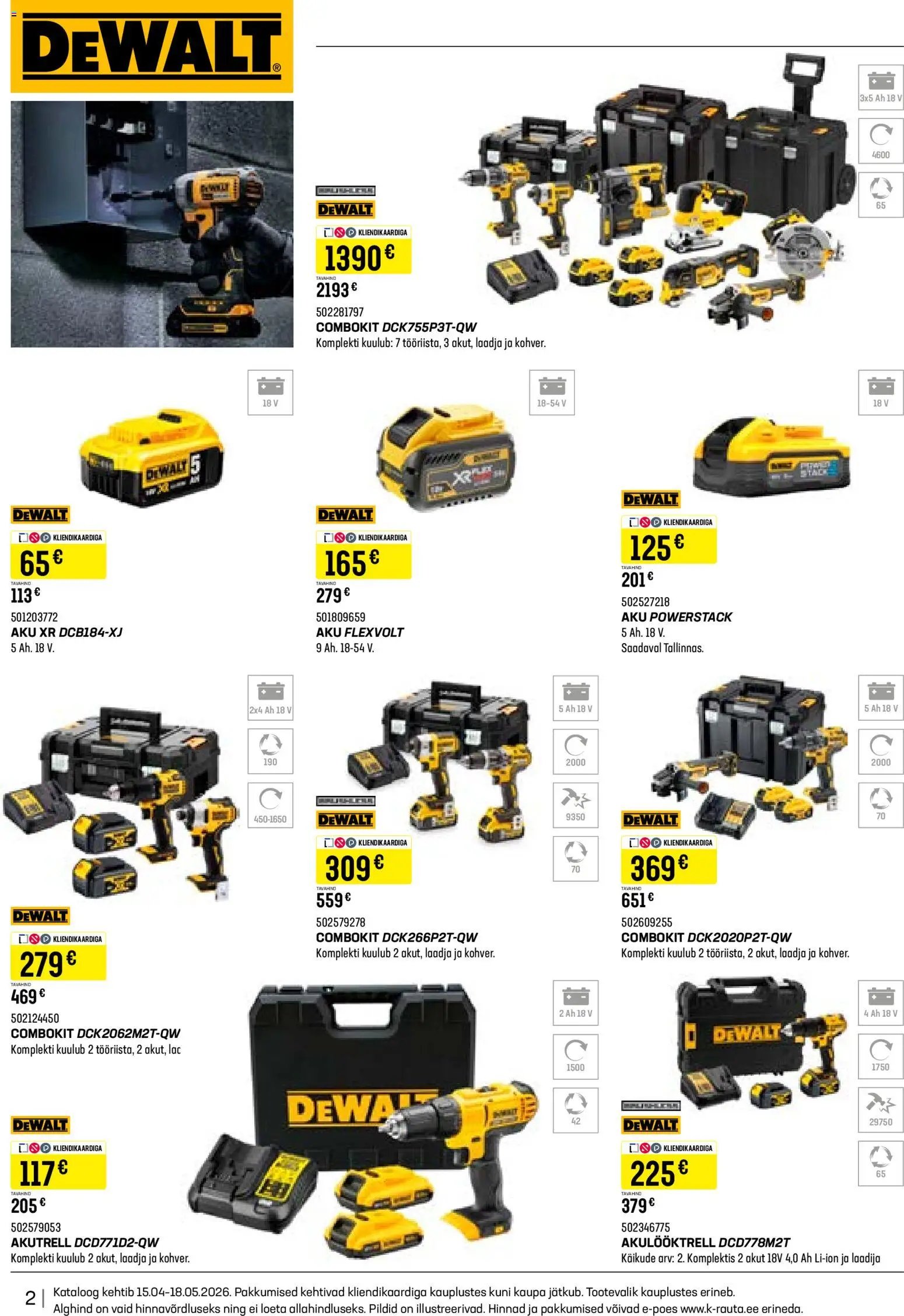 K-Rauta Tööriistakataloog