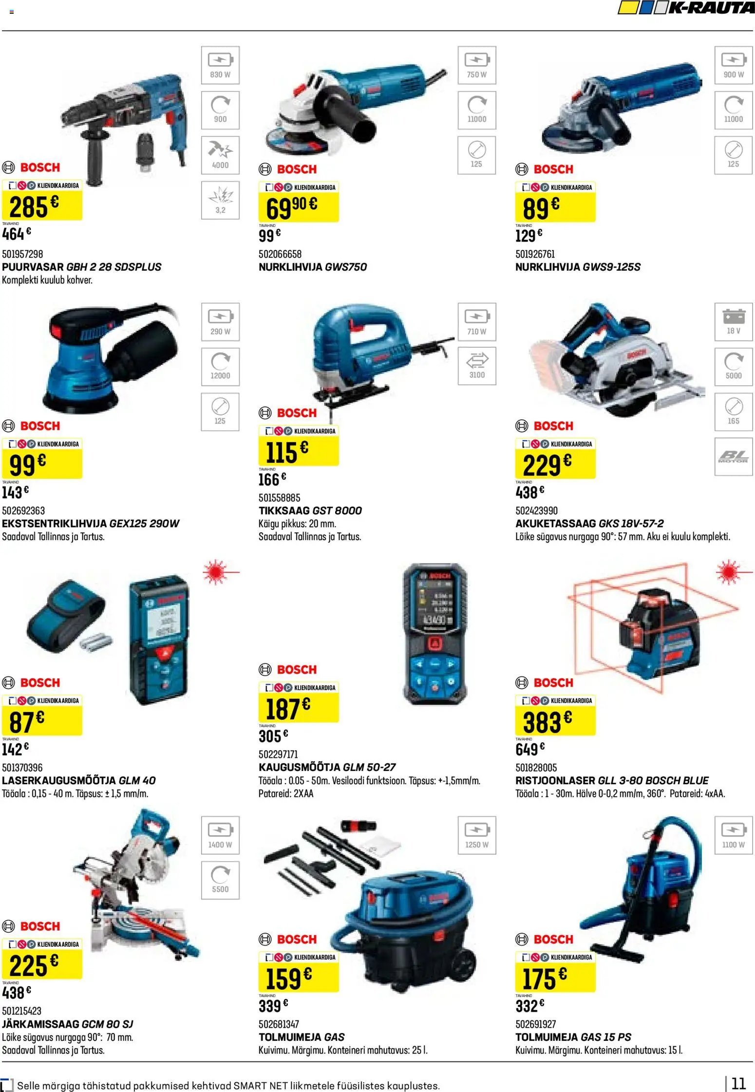 K-Rauta Tööriistakataloog