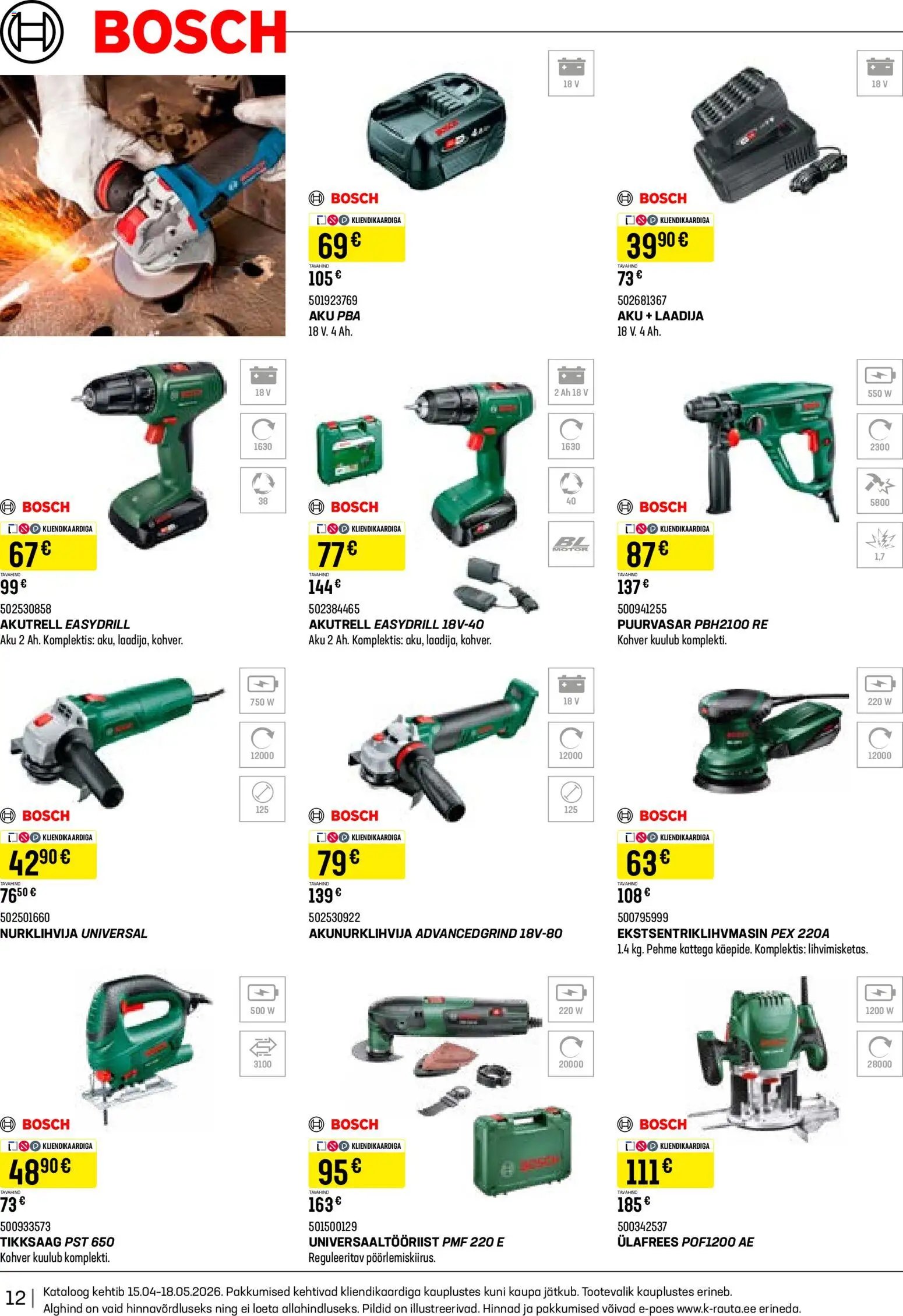 K-Rauta Tööriistakataloog