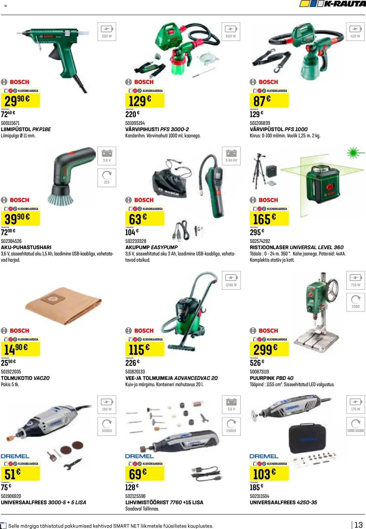 K-Rauta Tööriistakataloog