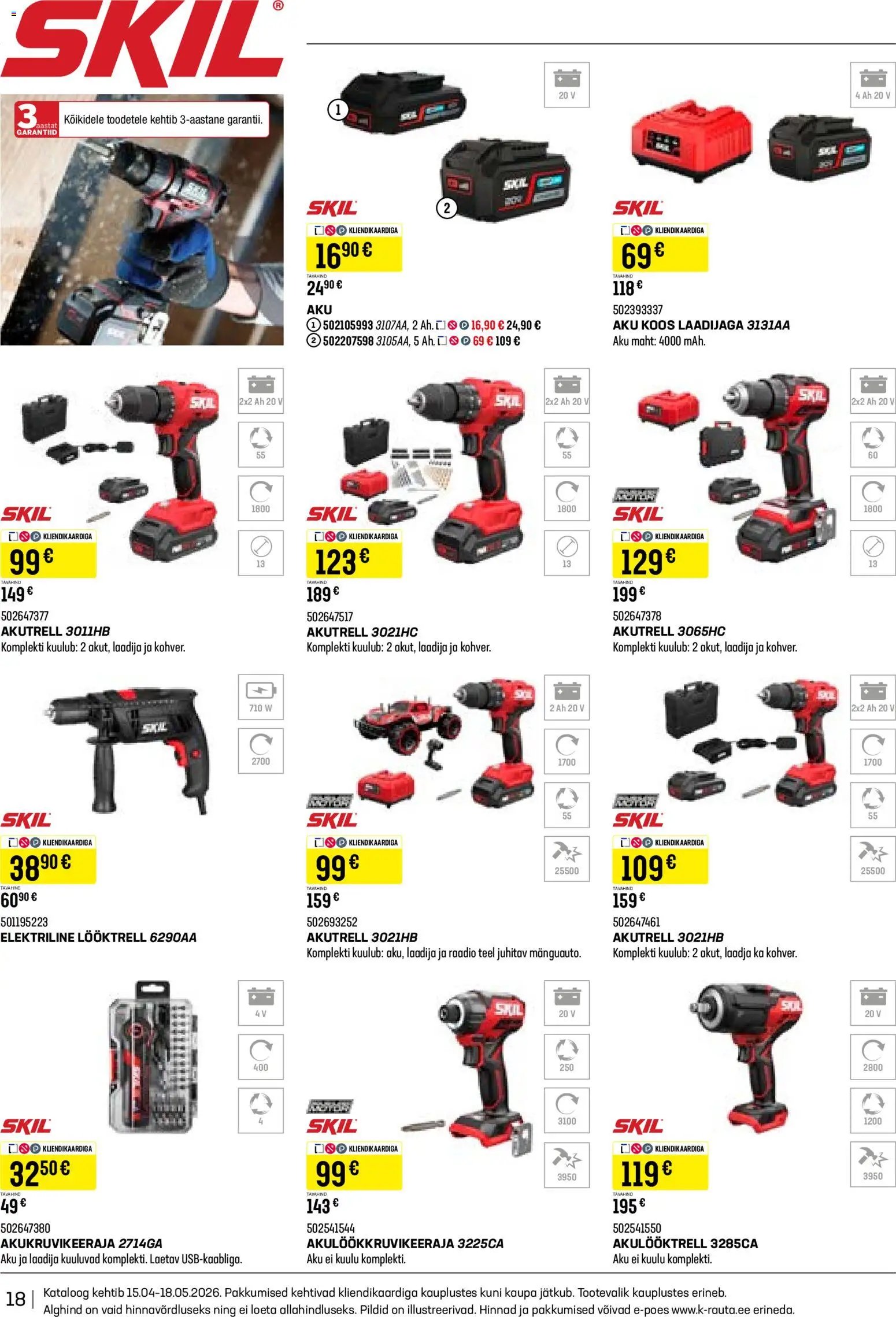 K-Rauta Tööriistakataloog